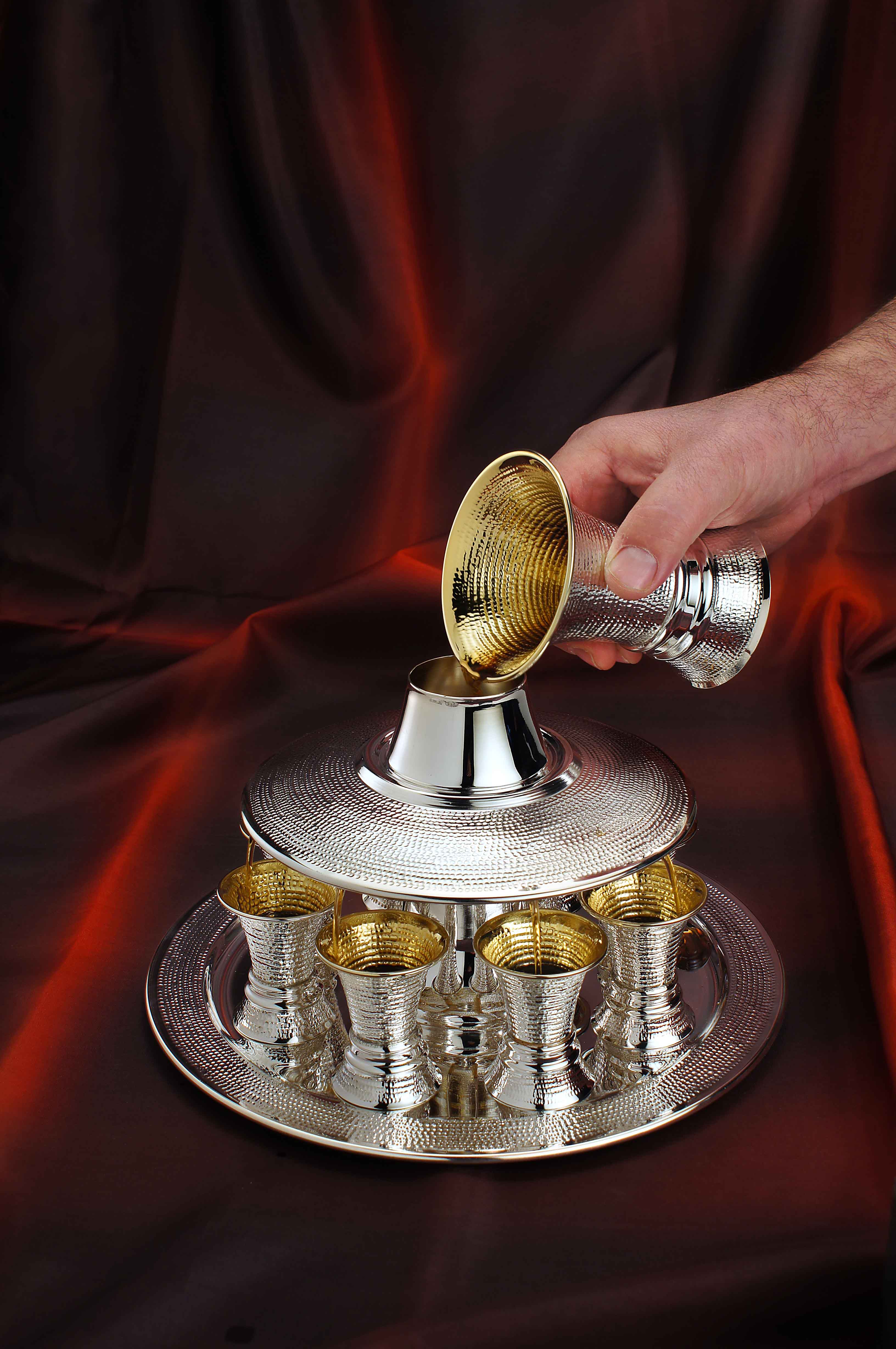Silver kiddush fountain 6