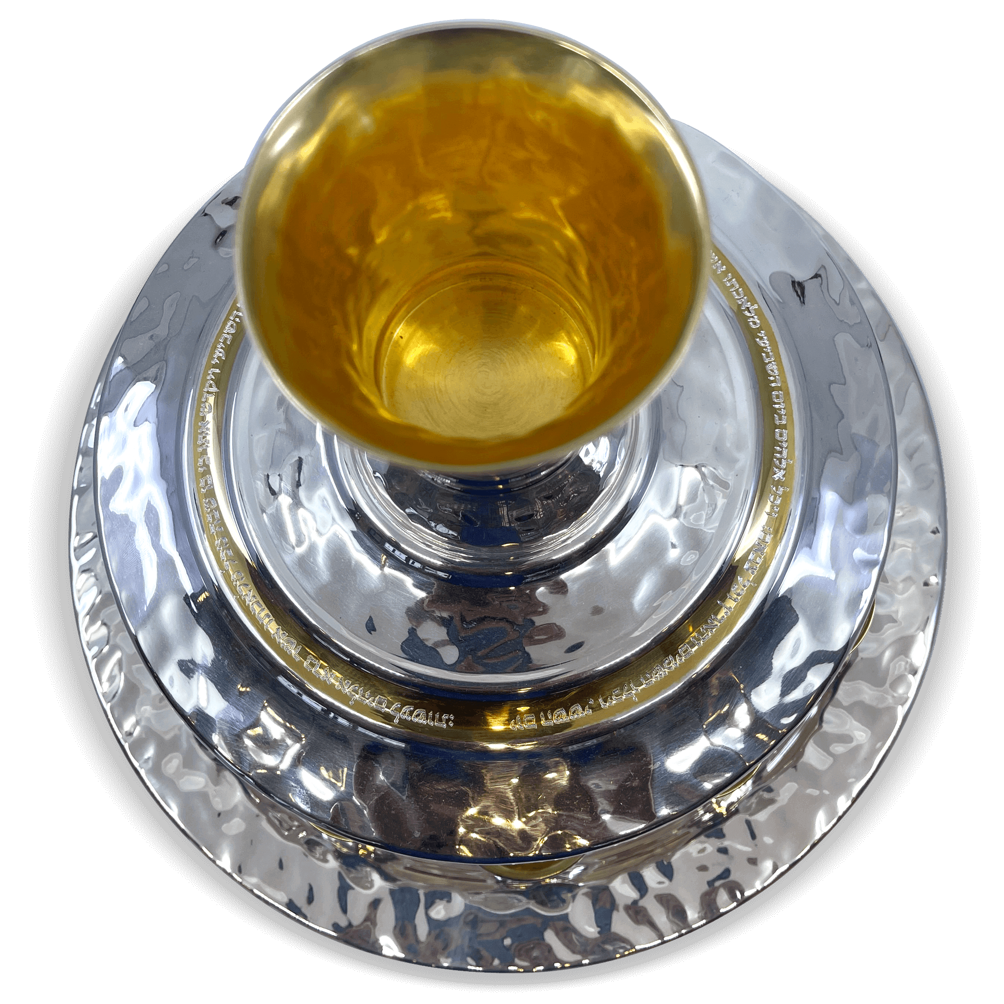 Frid Silver Kiddush Fountain C - Piece By Zion Hadad