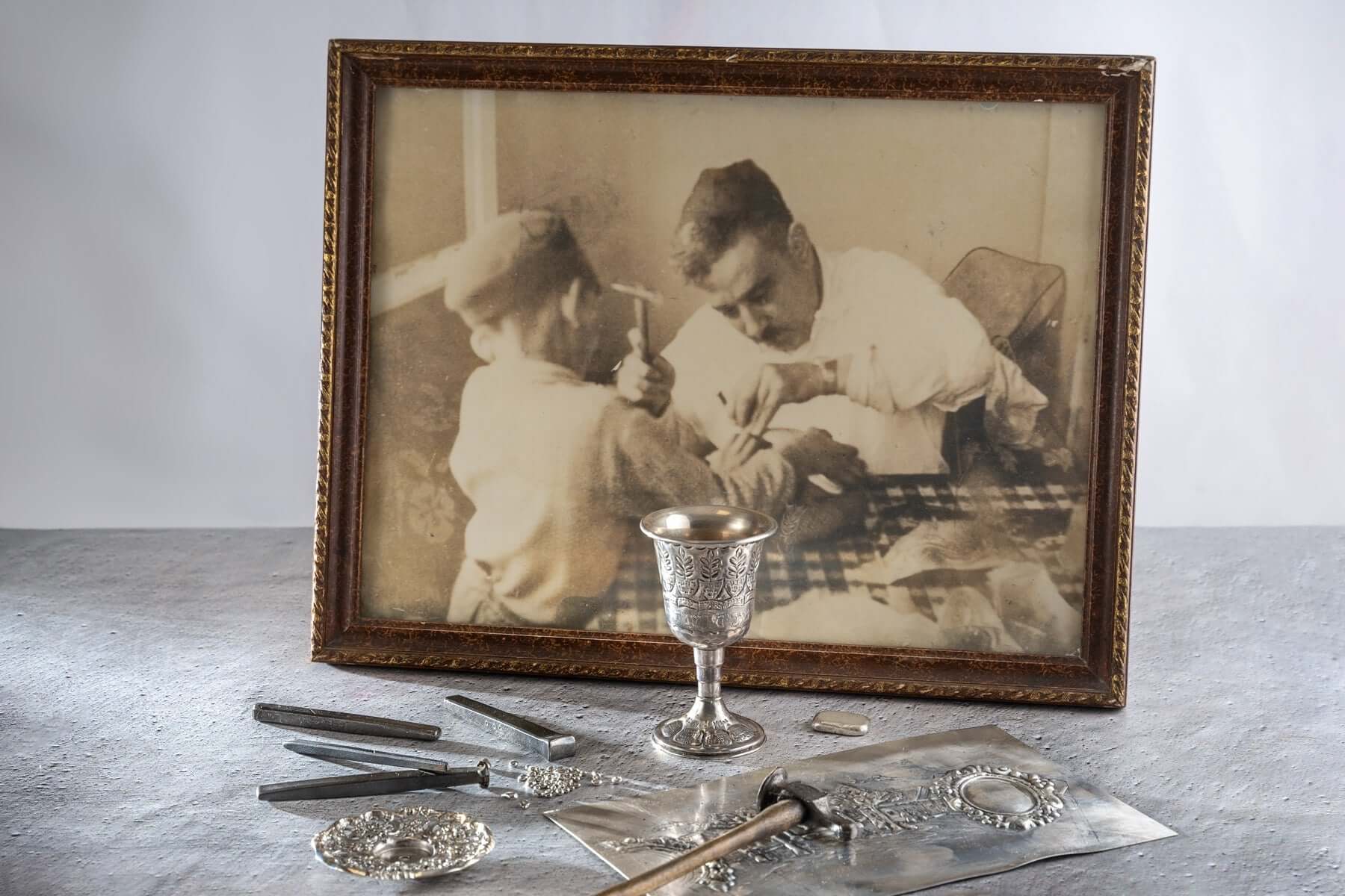 Judaica-Silver-Crating-Piece-By-Zion-Hadad-Since-1962