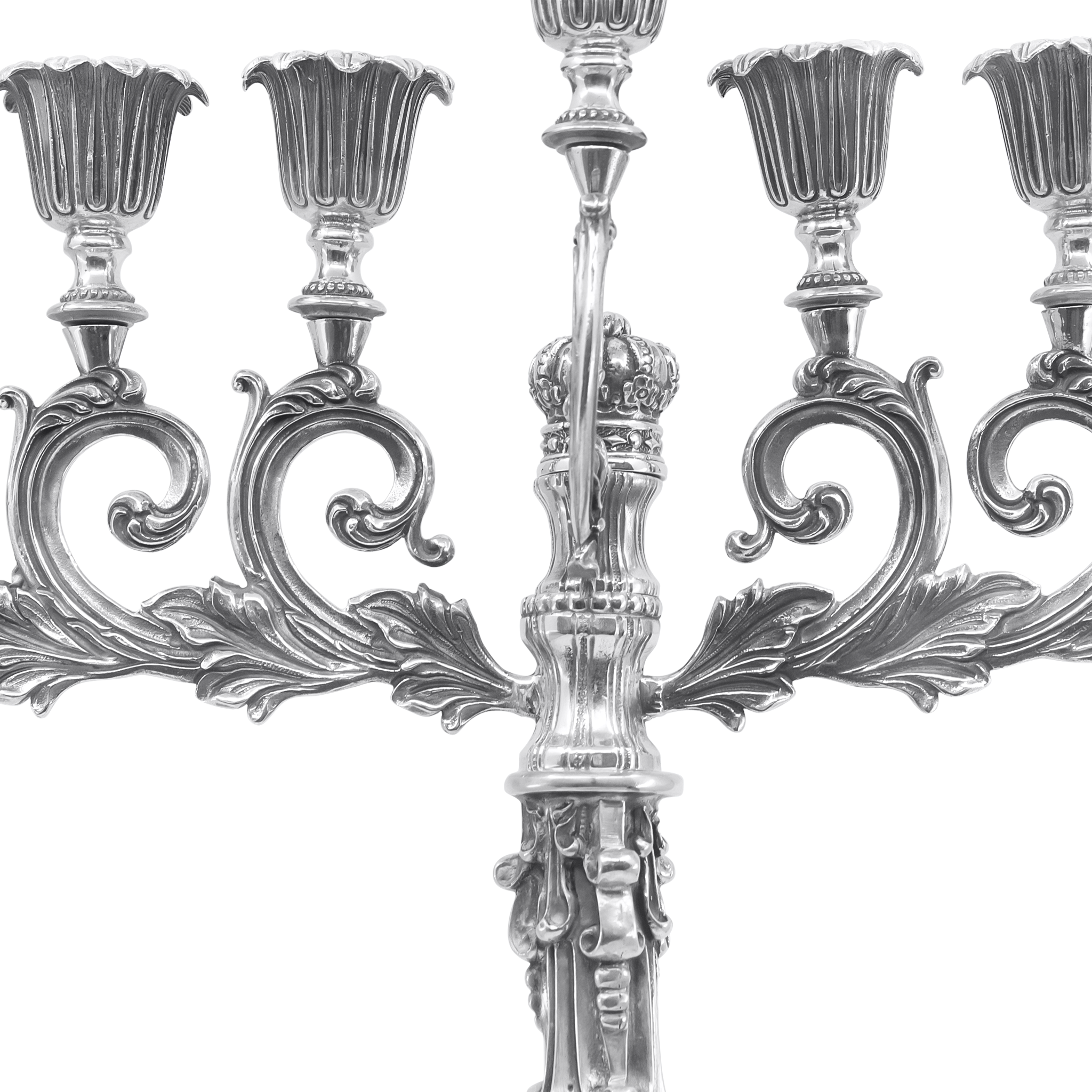 italian-baroque-sterling-silver-menorah 3