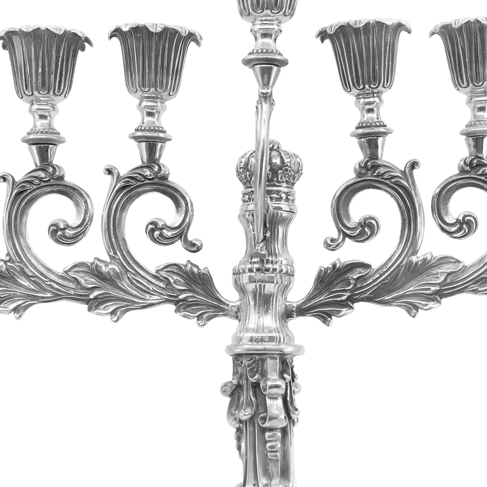 italian-baroque-sterling-silver-menorah 3