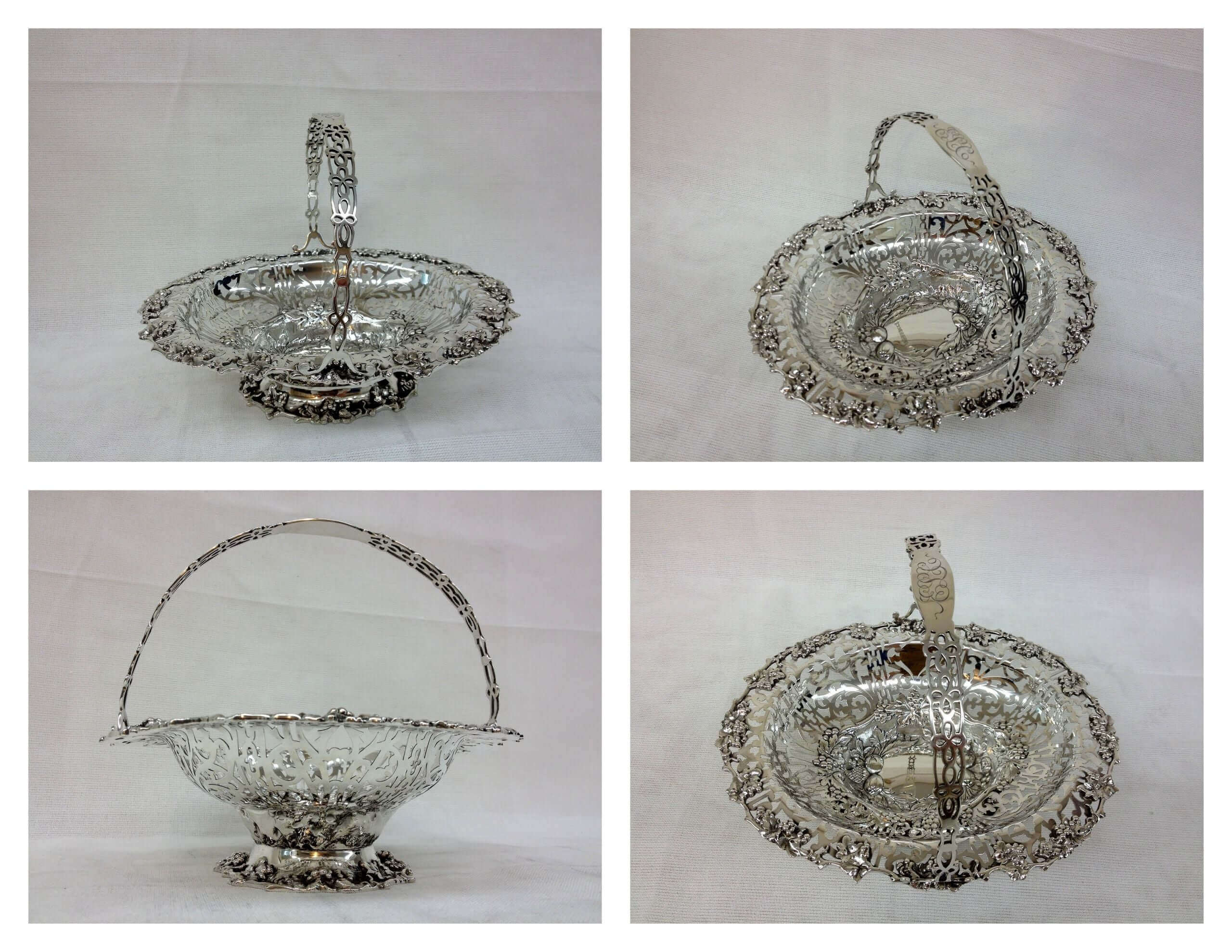 Antique Sterling Silver Candy Dish - Piece By Zion Hadad