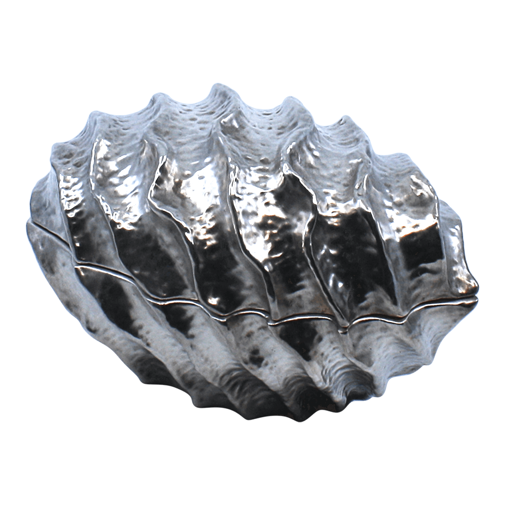 "Ashur" Silver Etrog Holder - Piece By Zion Hadad