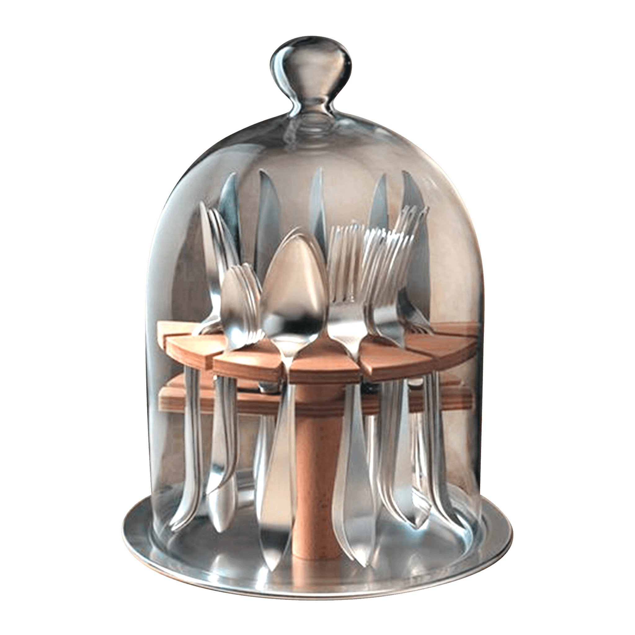 Cecilia Silverware Set and Stand For 12 guests - Piece By Zion Hadad