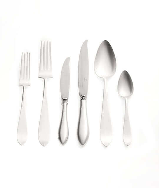 Cecilia Silverware Set and Stand For 12 guests C - Piece By Zion Hadad