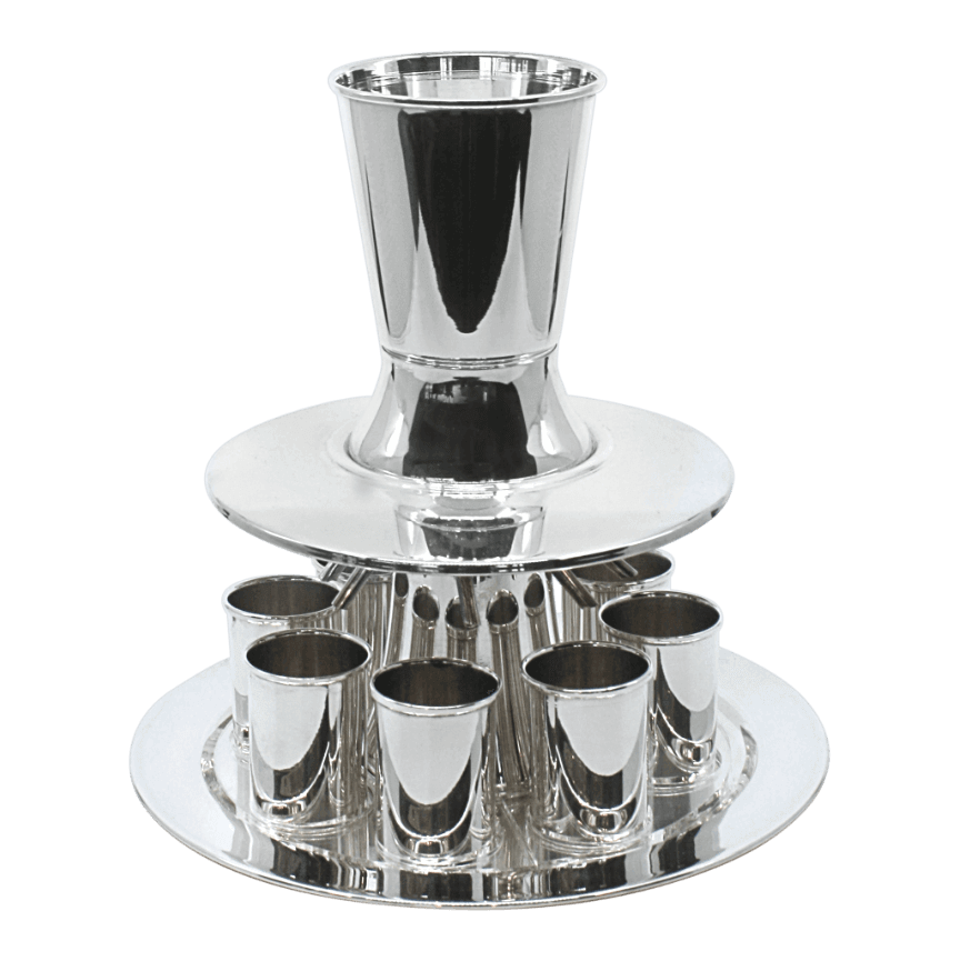Clean Cut Kiddush Wine Fountain For 8 - Piece By Zion Hadad
