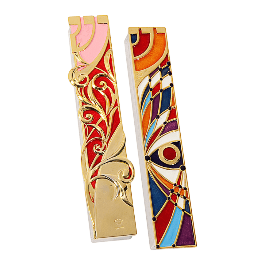 Colorful Mezuzah - Piece By Zion Hadad