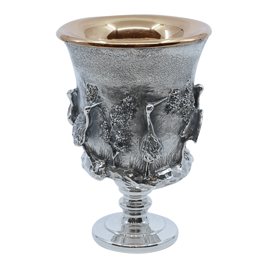 Eliyahu Silver Goblet - Piece By Zion Hadad