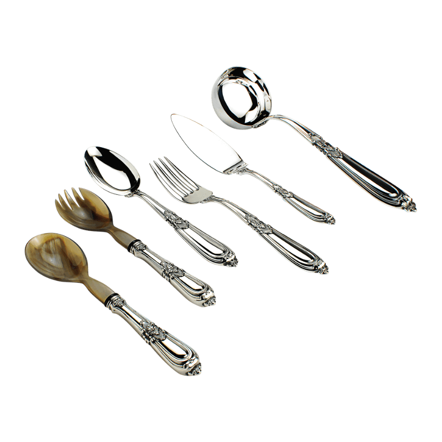 Esta Silverware Set By Buccellati B - Piece By Zion Hadad