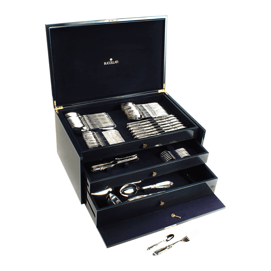 Esta Silverware Set By Buccellati C - Piece By Zion Hadad