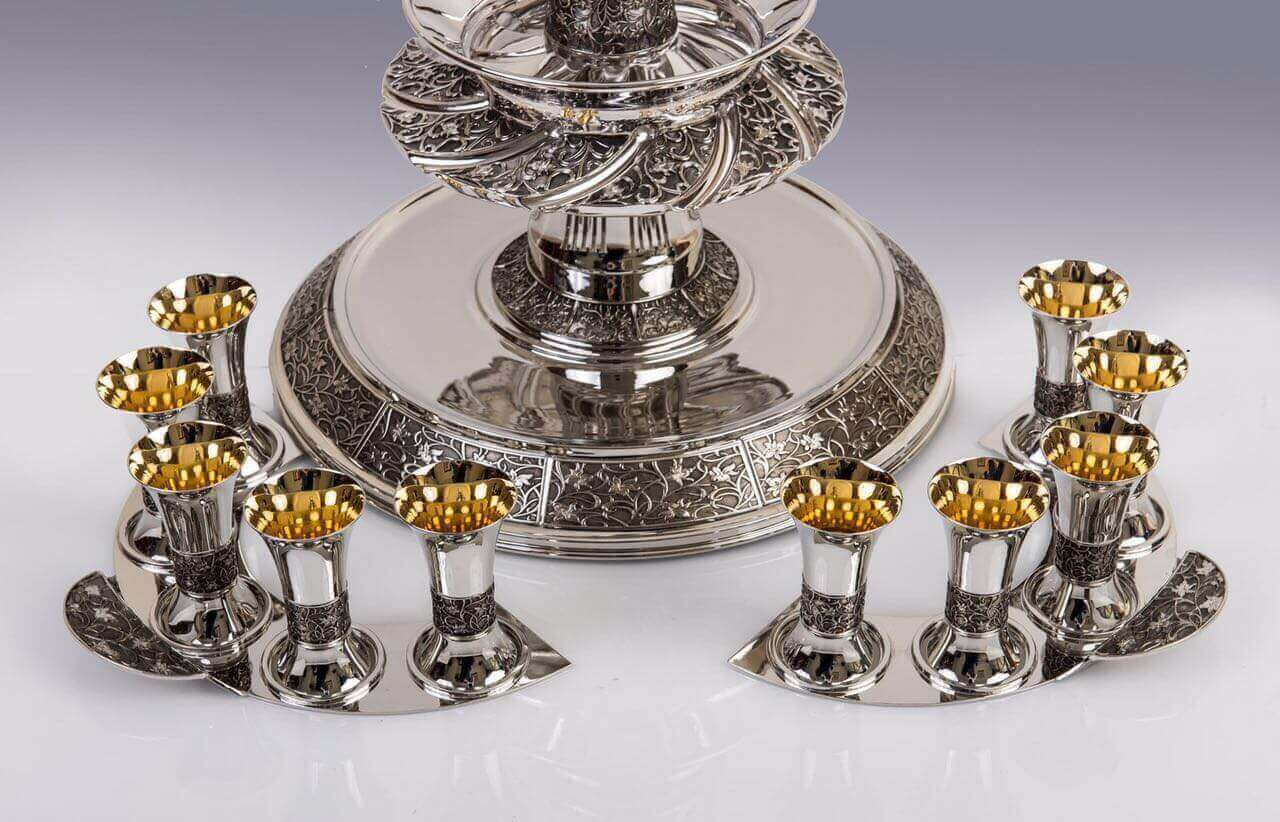 Falls Kiddush Wine Fountain.B - Piece By Zion Hadad