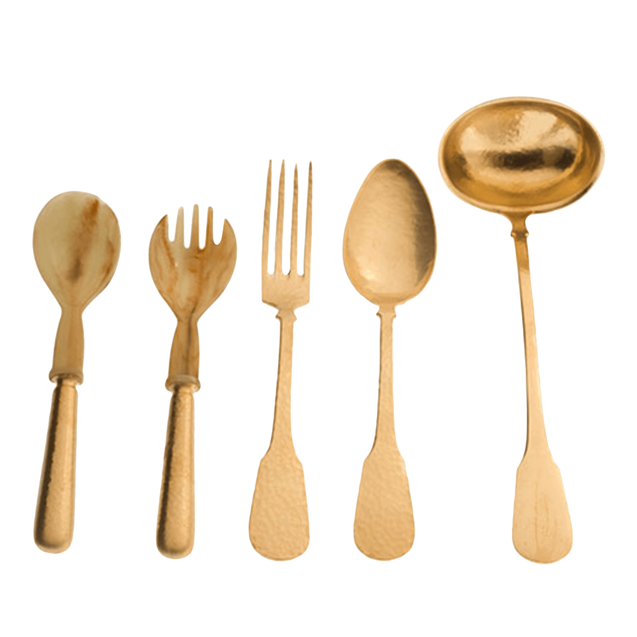 Golden Troy Serving Set - Piece By Zion Hadad
