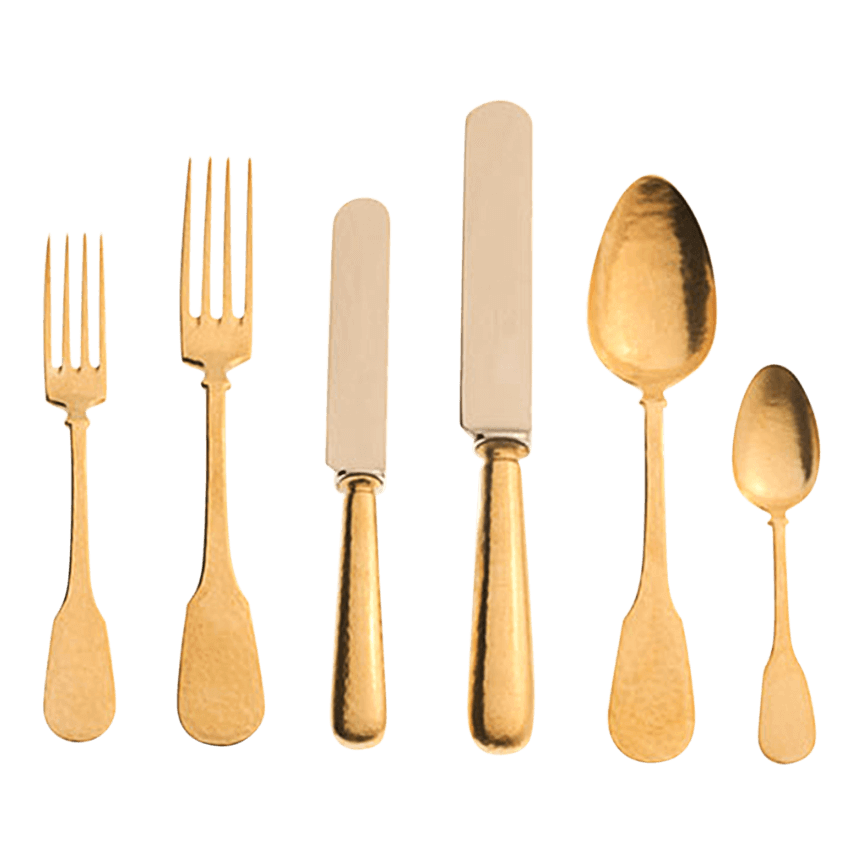 Golden Troy Silverware Set - Piece By Zion Hadad