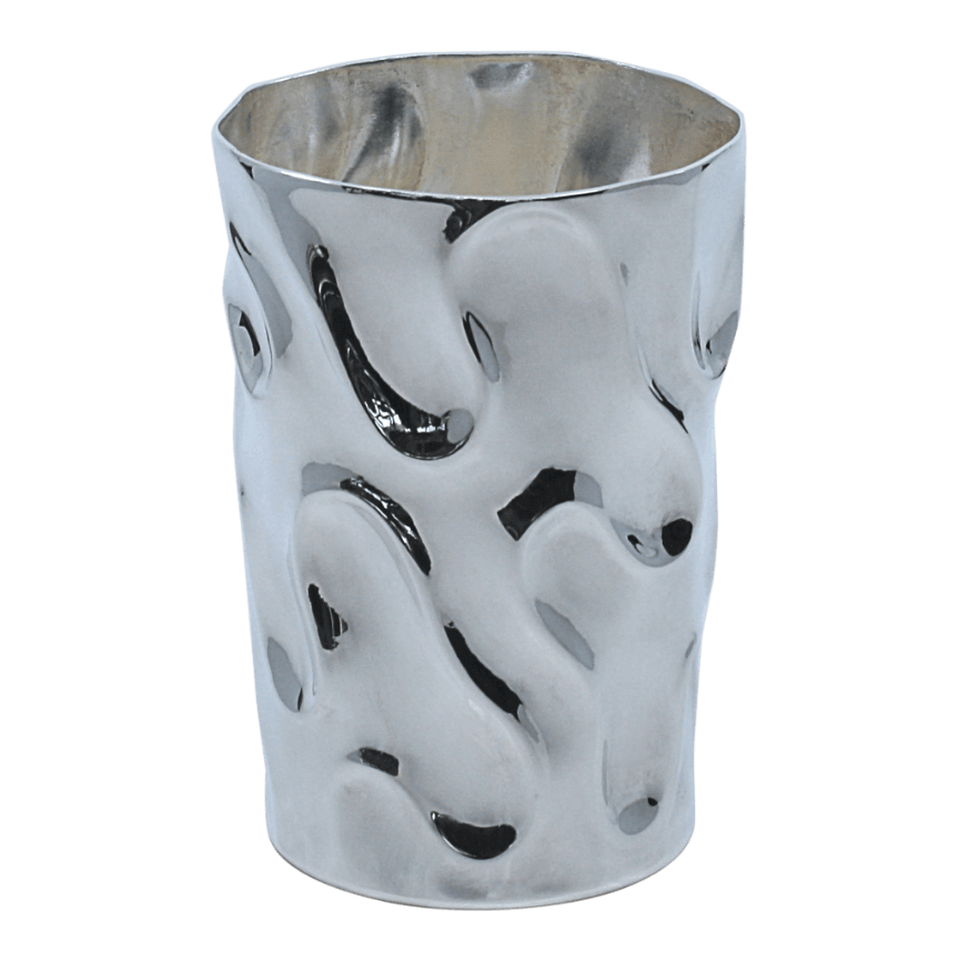 Happy Silver Kiddush Cup - Piece By Zion Hadad