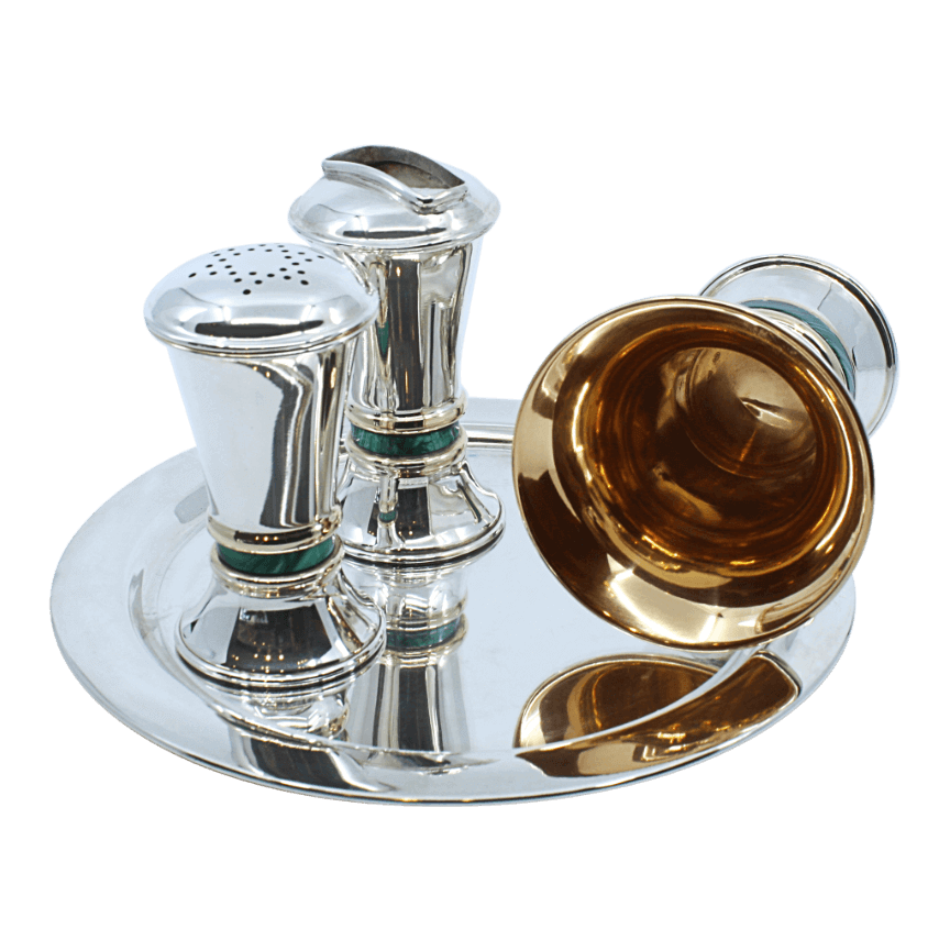 Malachite Havdallah Set A - Piece By Zion Hadad