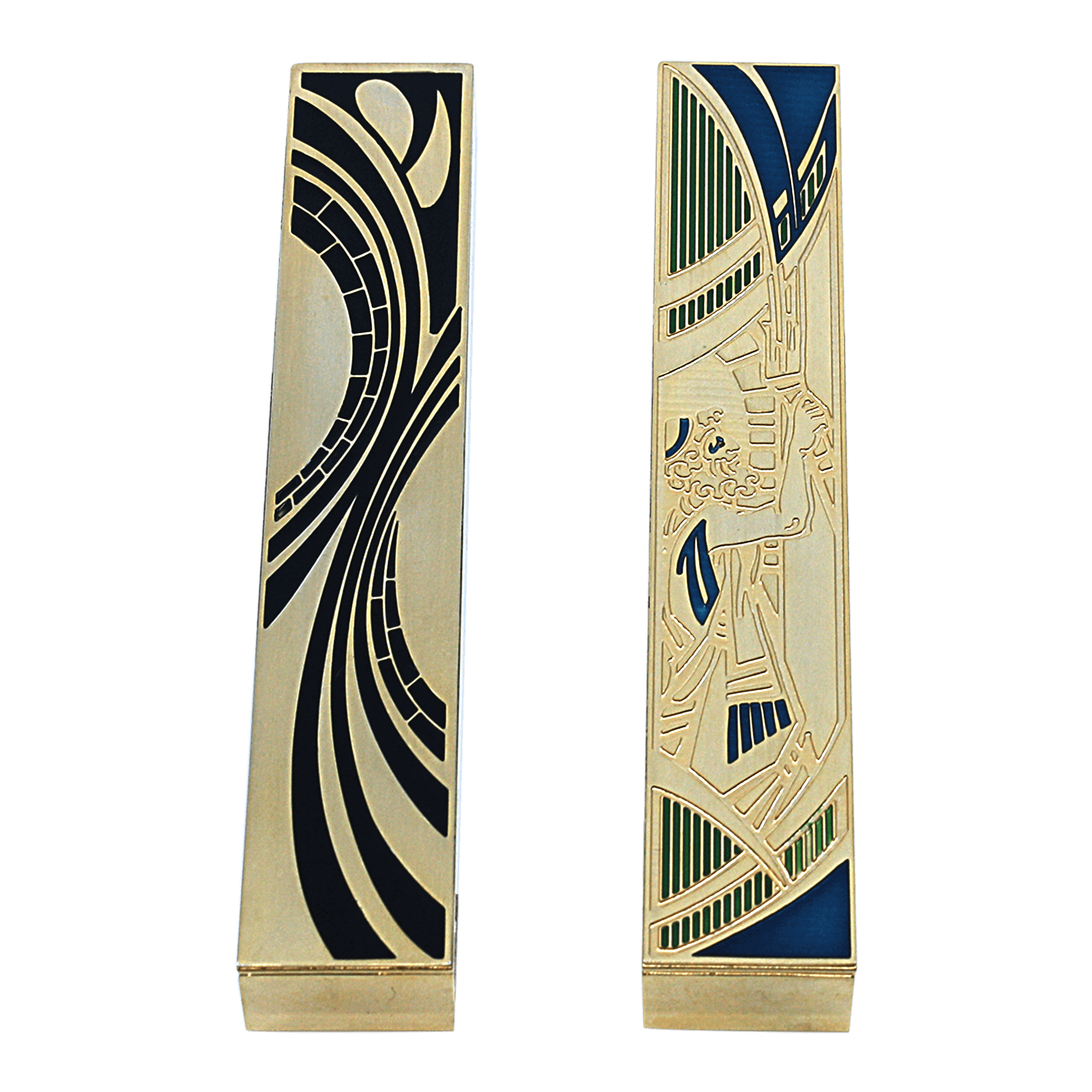 Mezuzah Case Jacob`s Sons Oblong - Piece By Zion Hadad