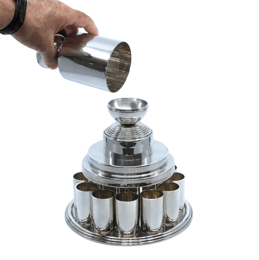Michael Kiddush Wine Fountain A - Piece By Zion Hadad
