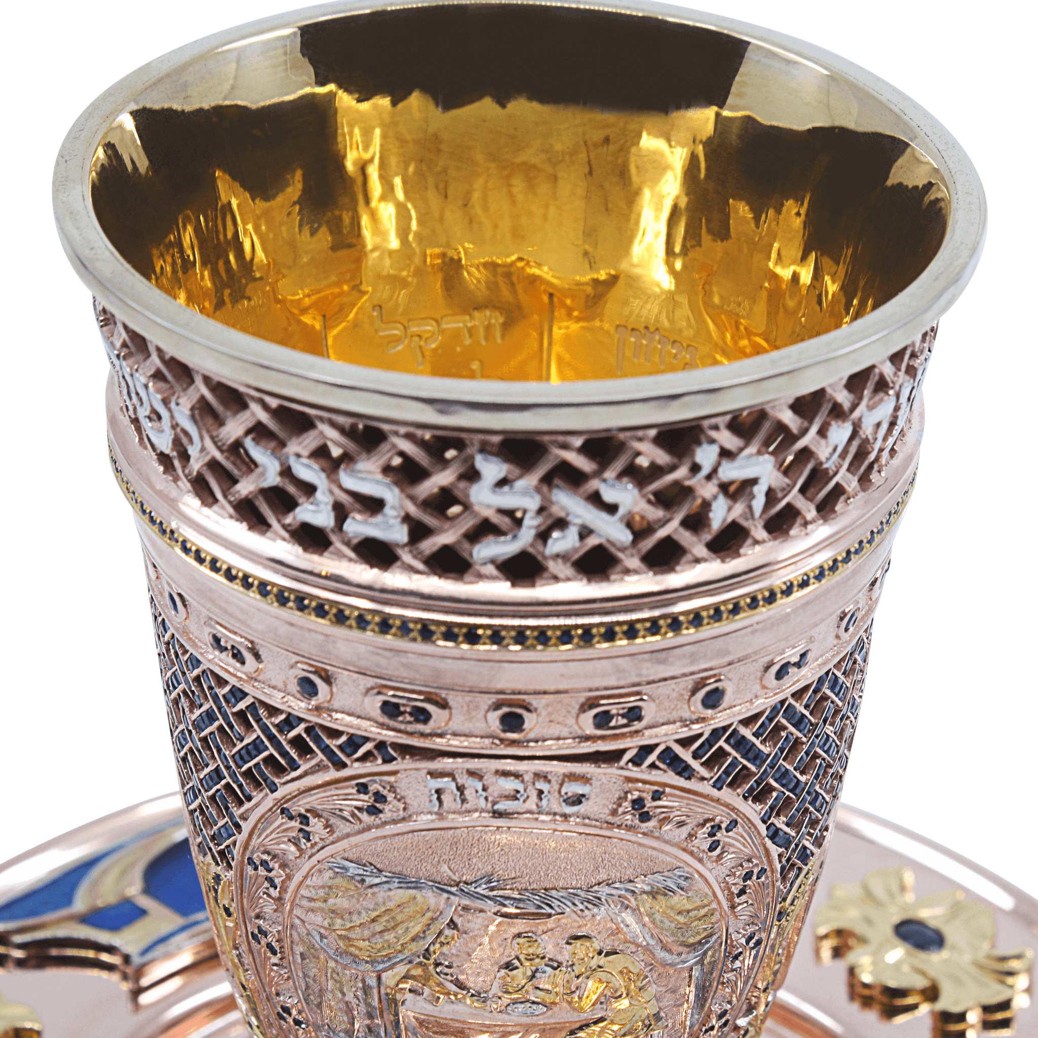 Passover Cup and Plate Set - Piece By Zion Hadad