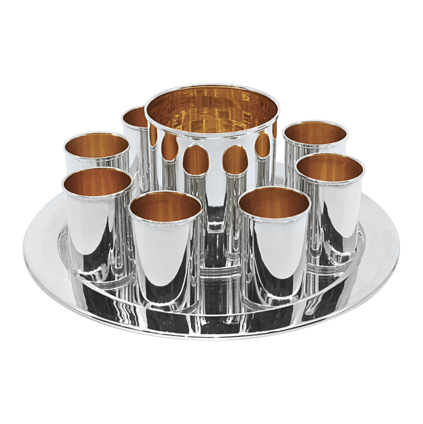 Schotland Kiddush Wine Fountain 8 - Piece By Zion Hadad