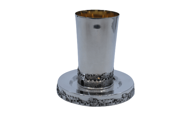 Set Jerusalem kiddush cup - Piece By Zion Hadad