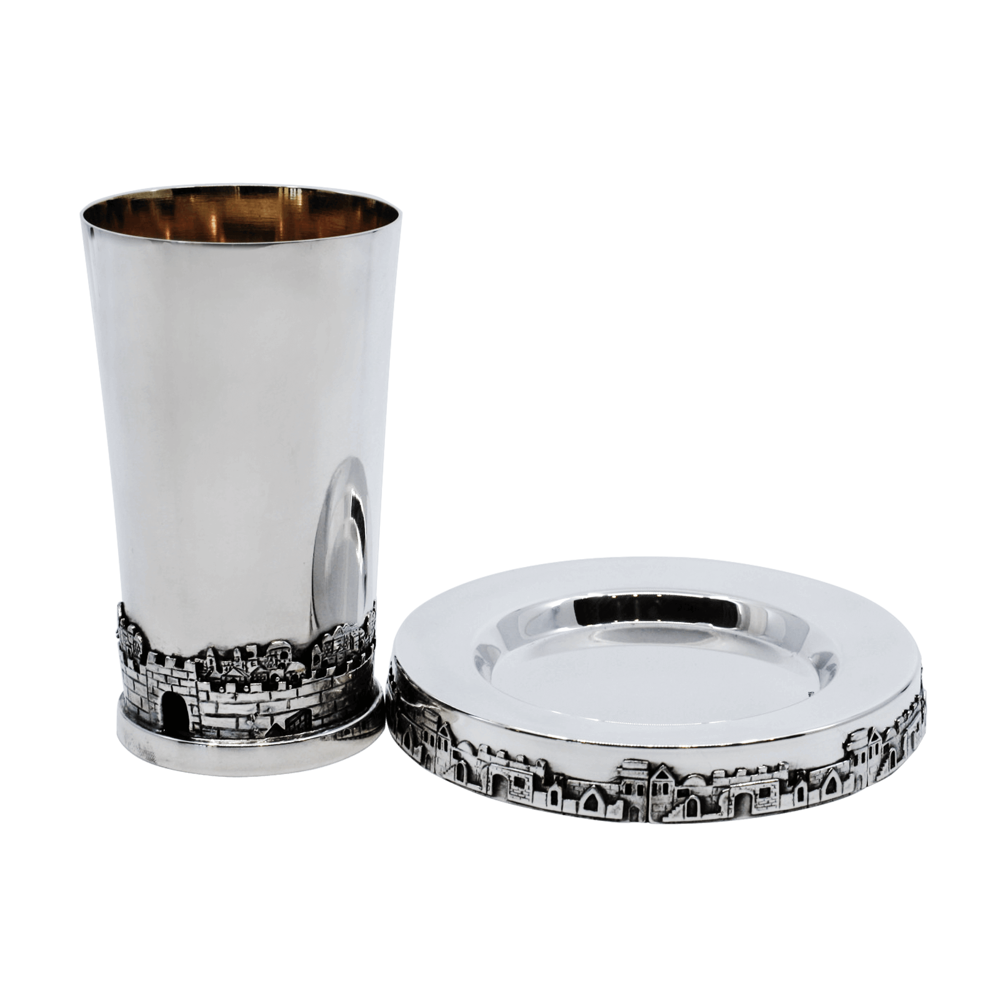 Set Jerusalem kiddush cup A - Piece By Zion Hadad