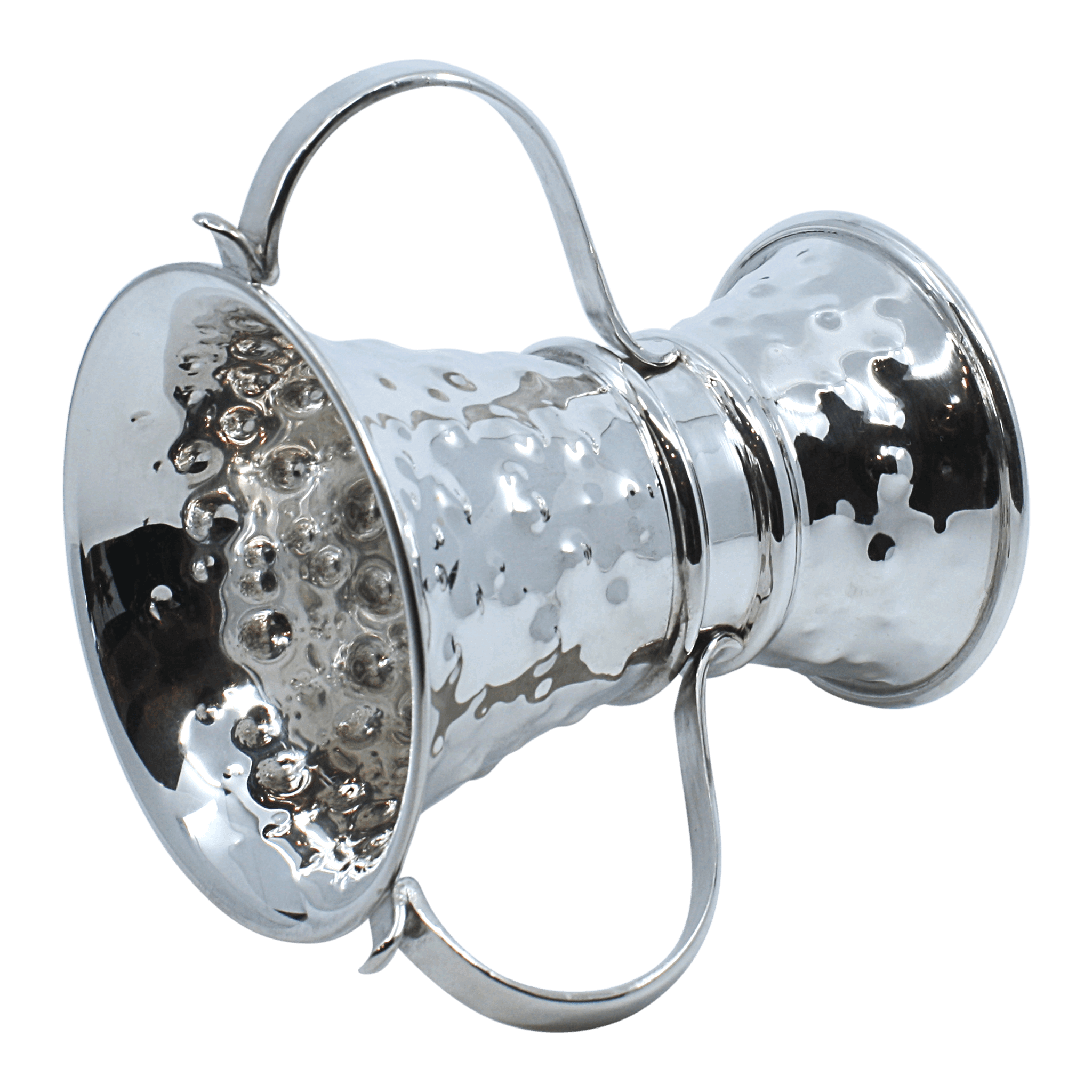 Shabbat Silver Washing Cup A - Piece By Zion Hadad
