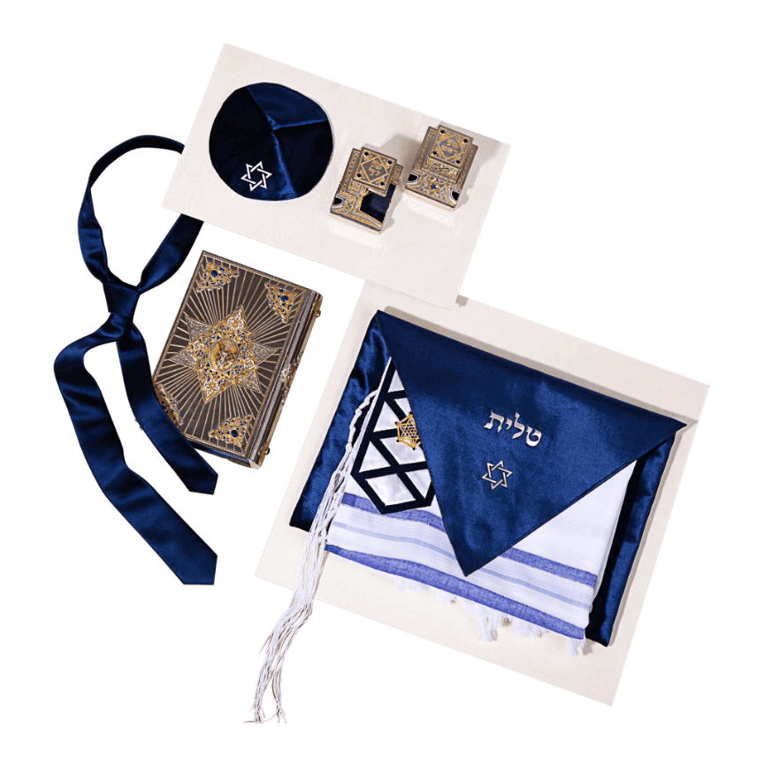 Siddur, Tallit and Teffilin Set - Piece By Zion Hadad