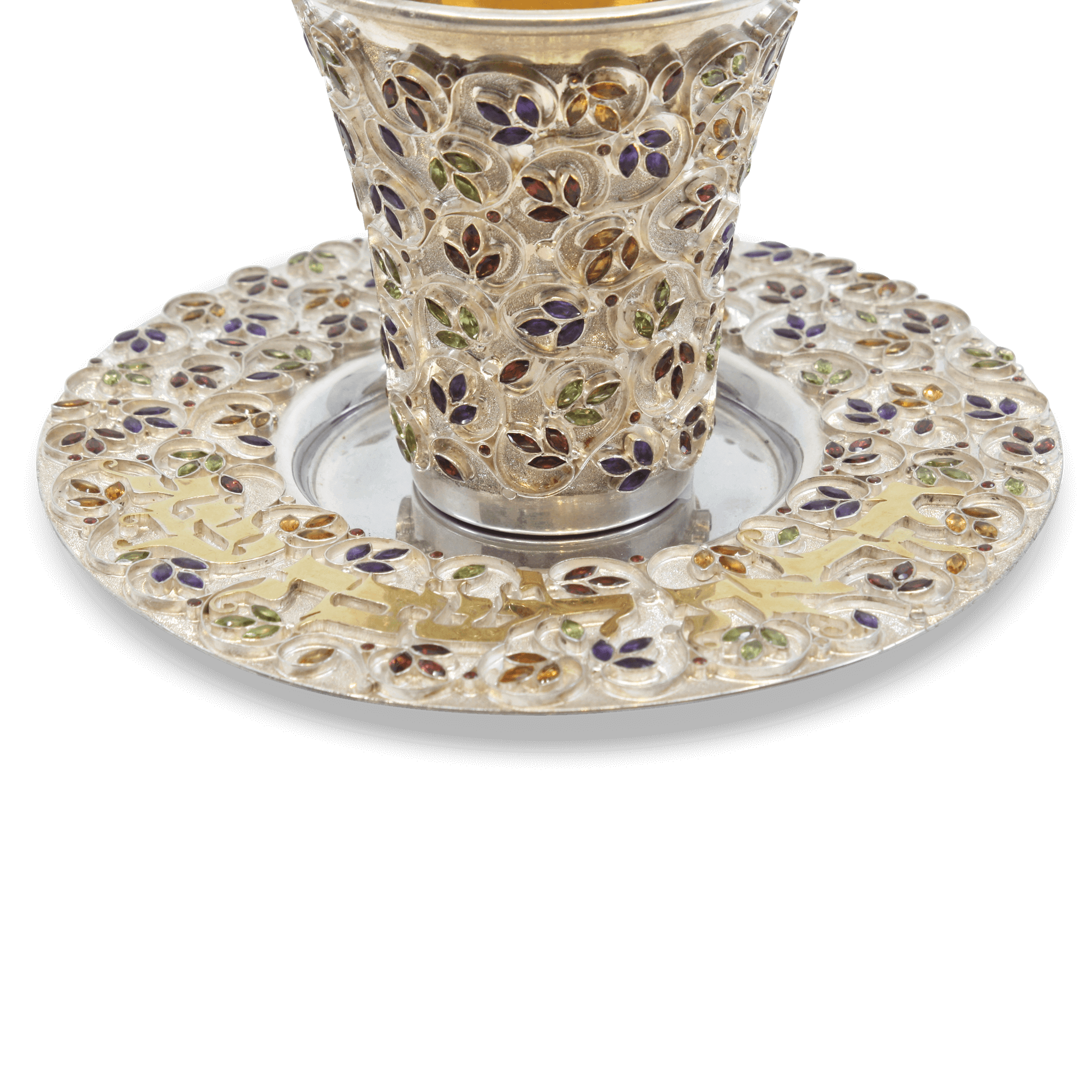 Silver Kiddush Cup 9034 - Piece By Zion Hadad