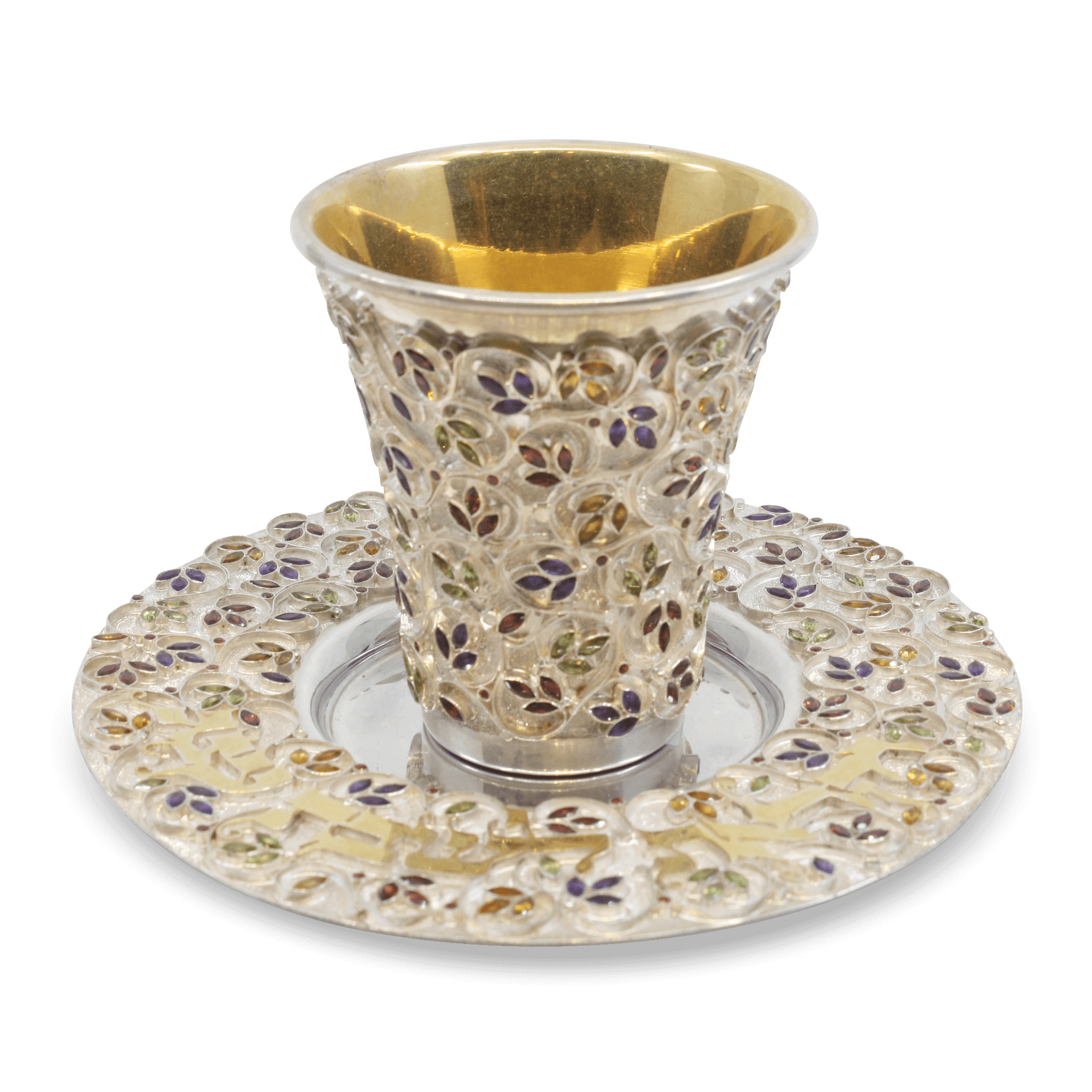 Silver Kiddush Cup 9035 - Piece By Zion Hadad
