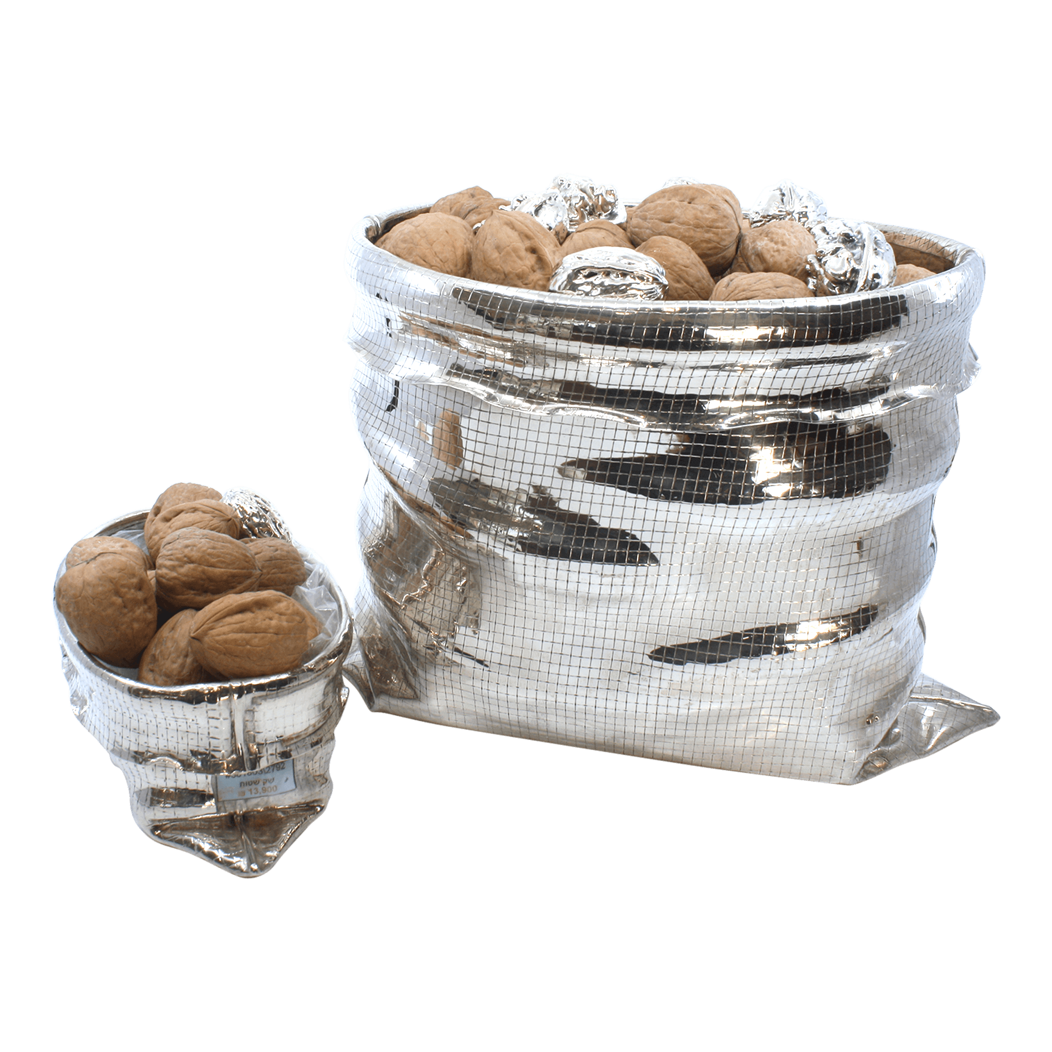 Sterling Silver Bag of Nuts - Piece By Zion Hadad