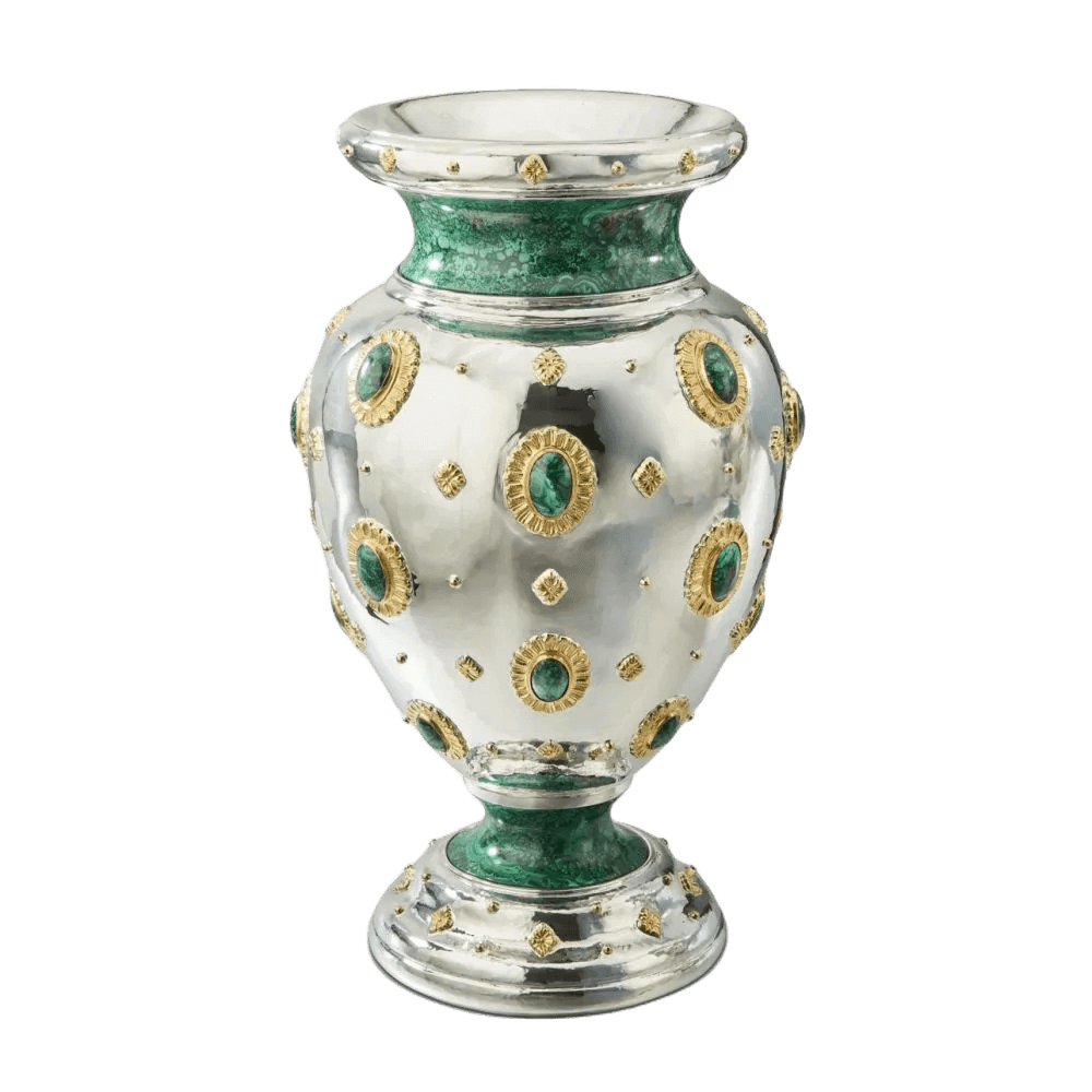 Sterling Silver High Doge Vase - Piece By Zion Hadad