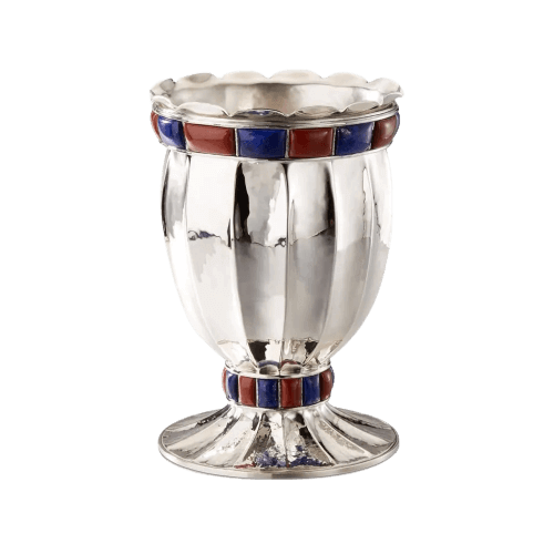 Sterling Silver doge Vase - Piece By Zion Hadad