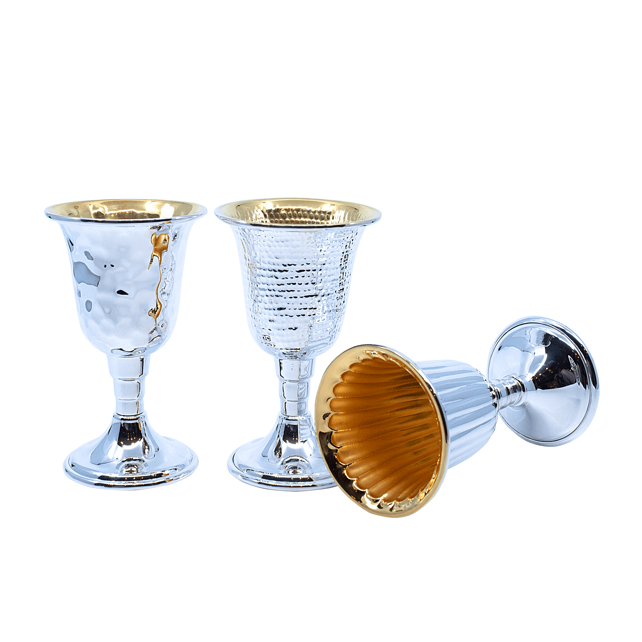 Wine Cup for Bar Mitzvah "Ben Porat" Stripes A - Piece By Zion Hadad