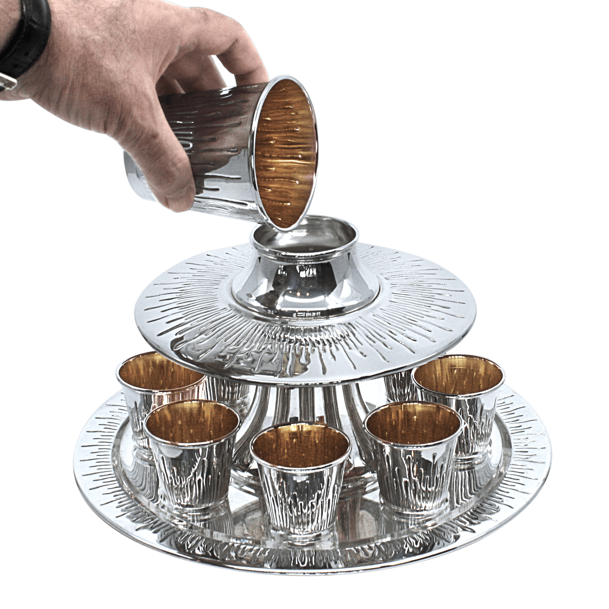 Functional and Elegant: Why You Should Use A Kiddush Wine Fountain | Piece Silver Crafting By Zion Hadad