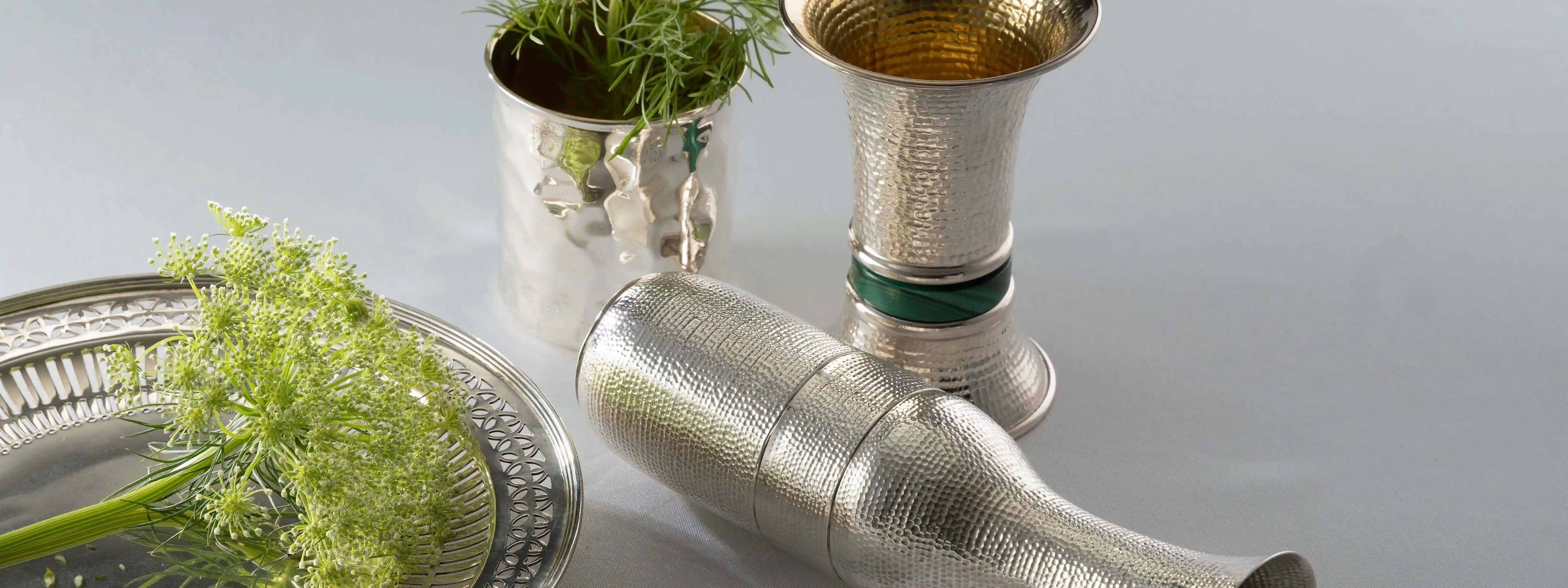 Kiddush Cups | Piece Silver Crafting By Zion Hadad