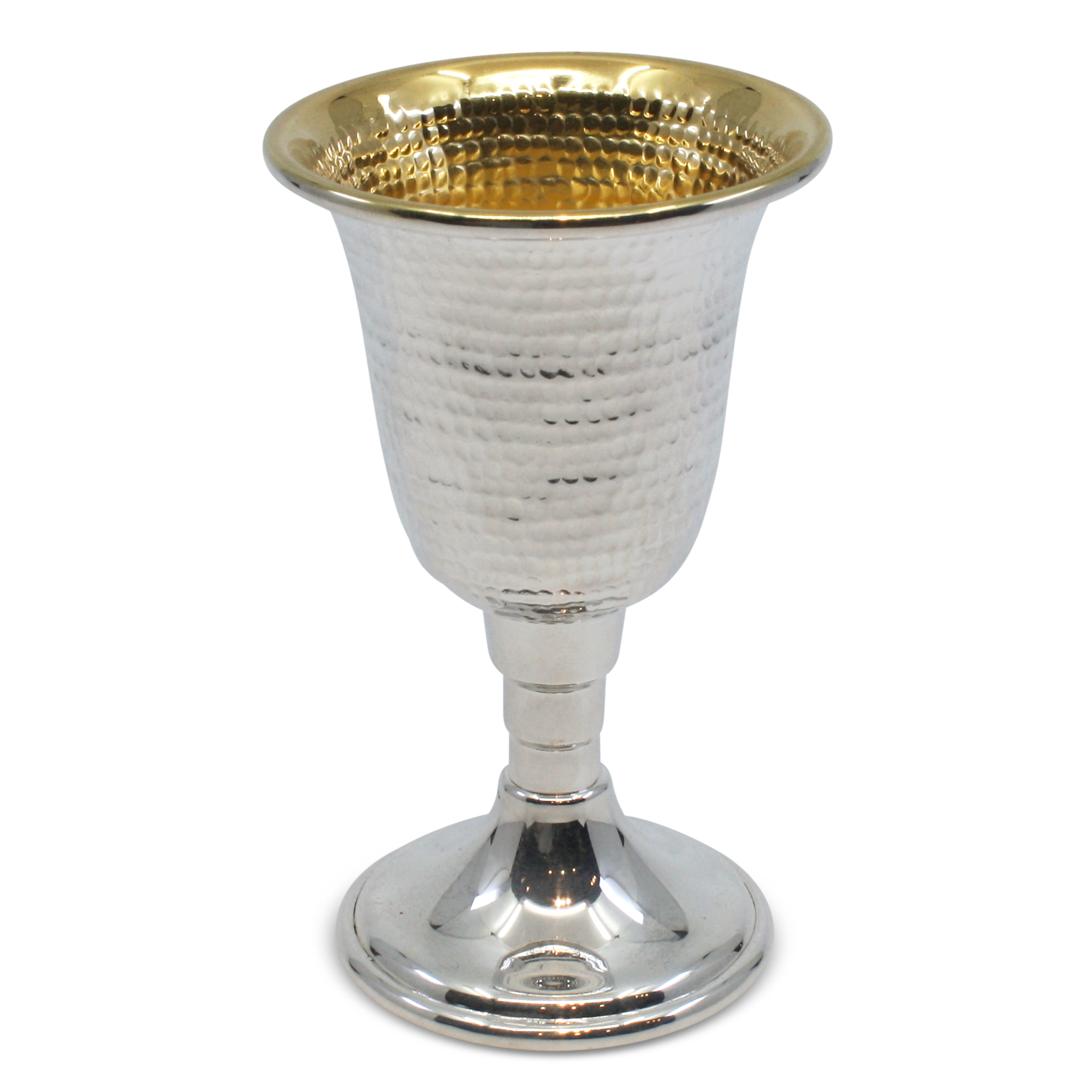 Wine Goblet for Bar Mitzvah "Ben Porat" Hammering