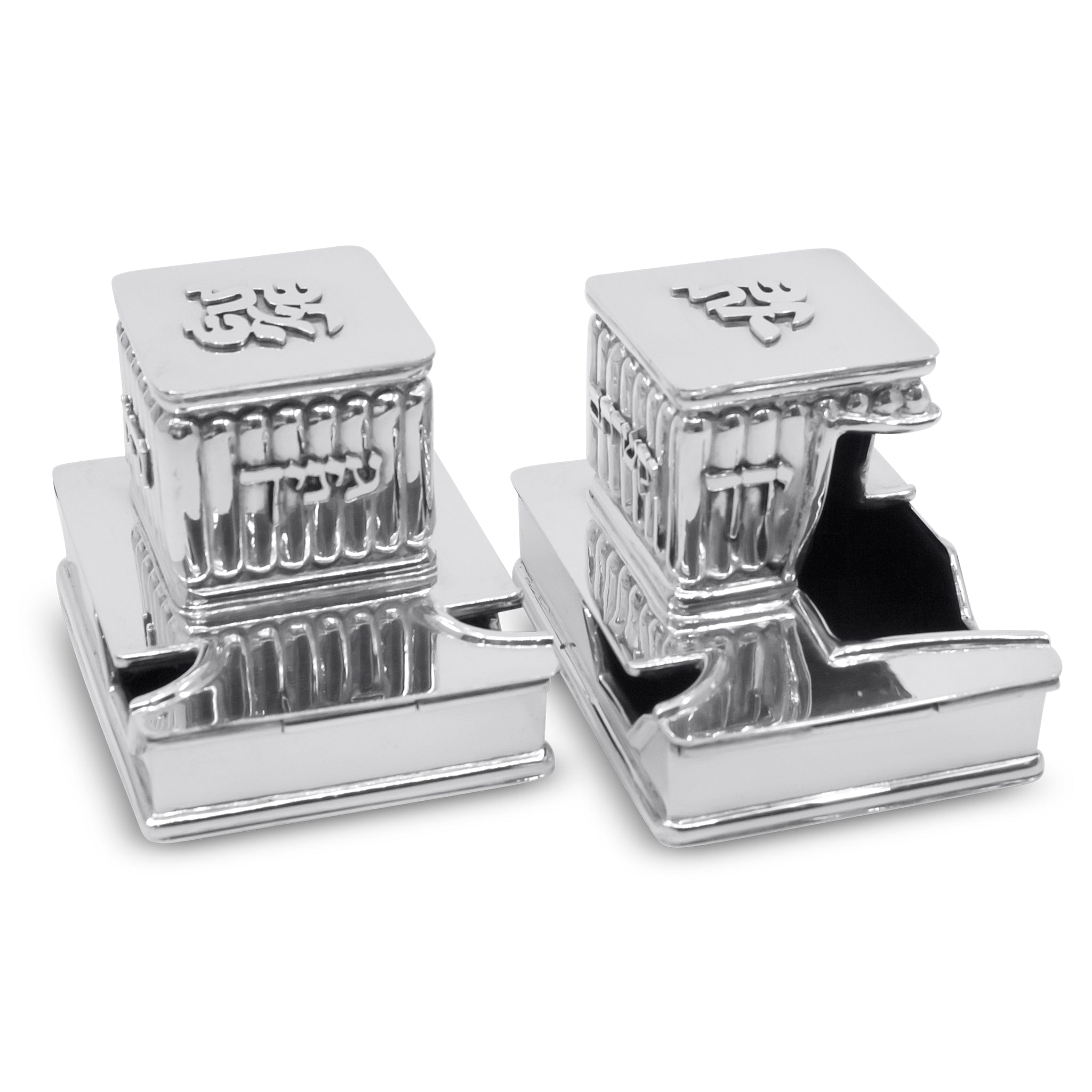 Silver tefillin set 33