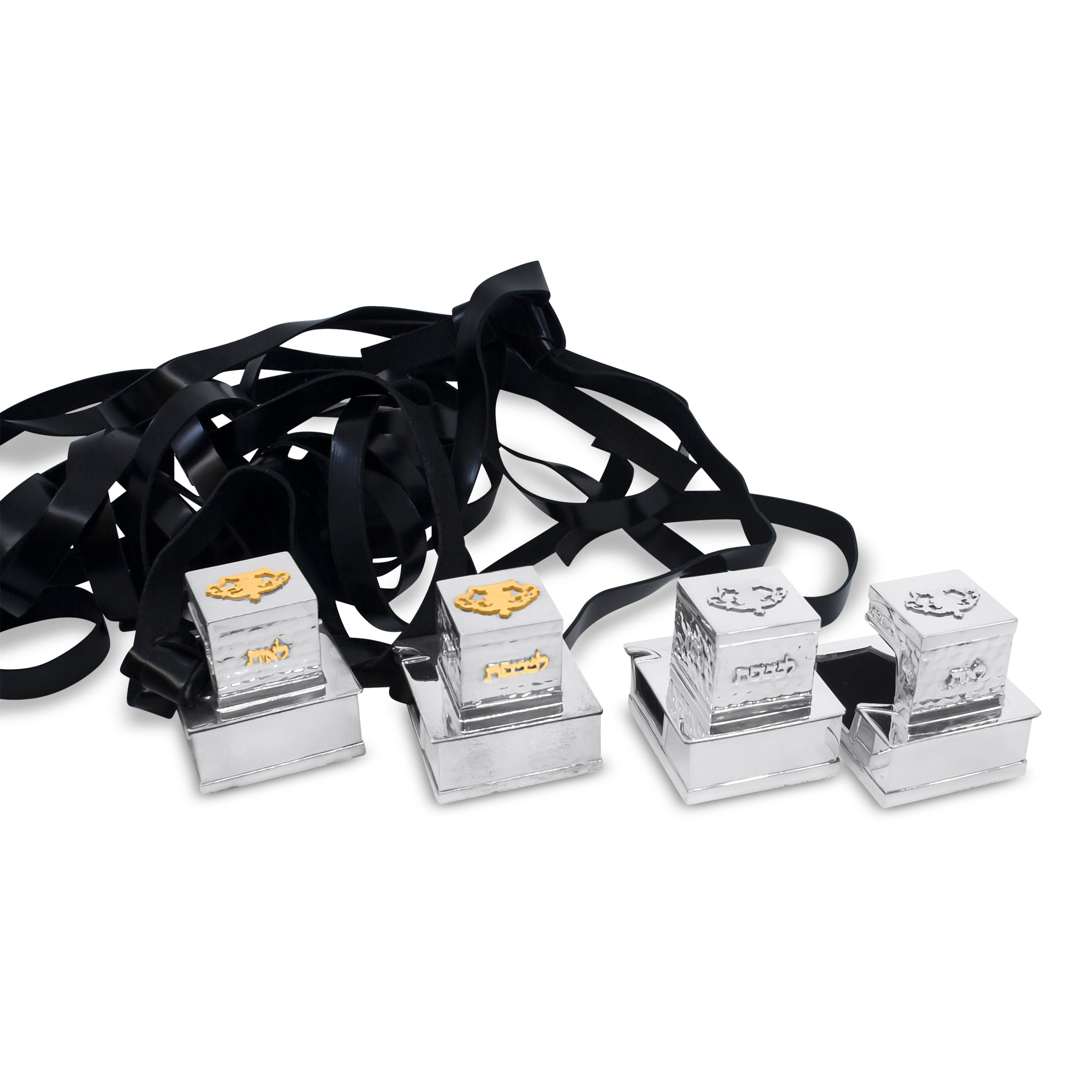 Silver tefillin set 30