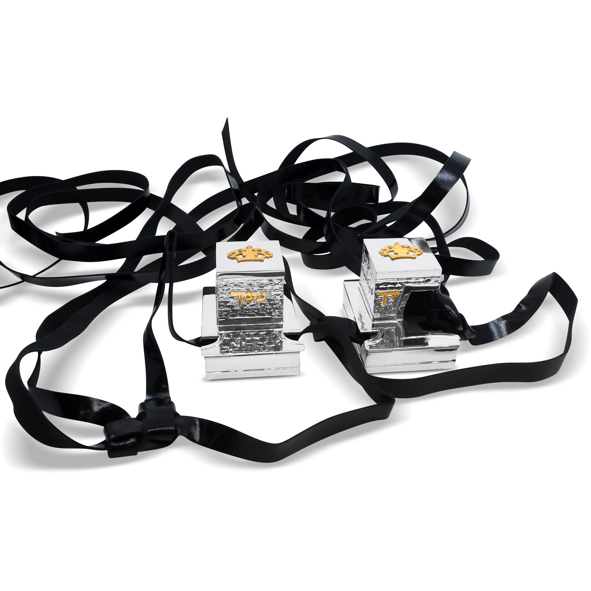 Silver tefillin set 31