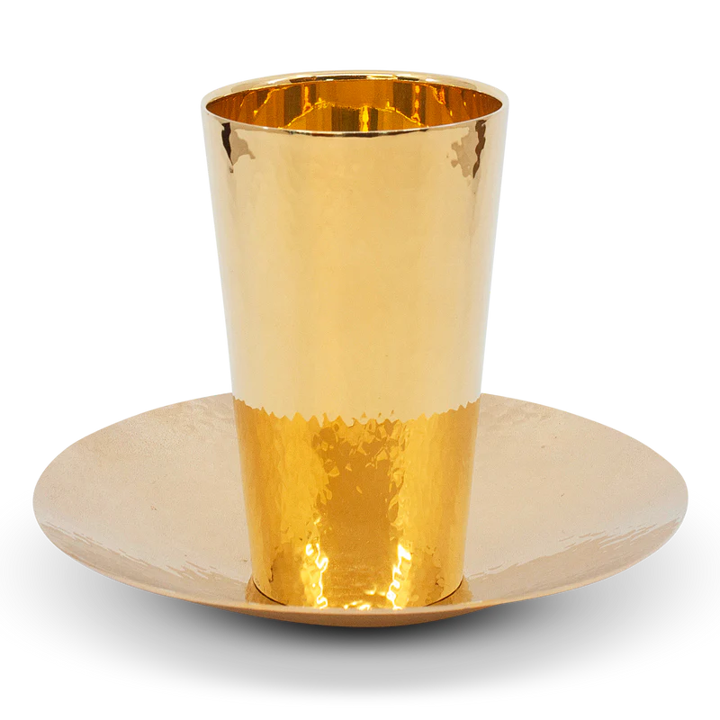 Kiddush cup and plate