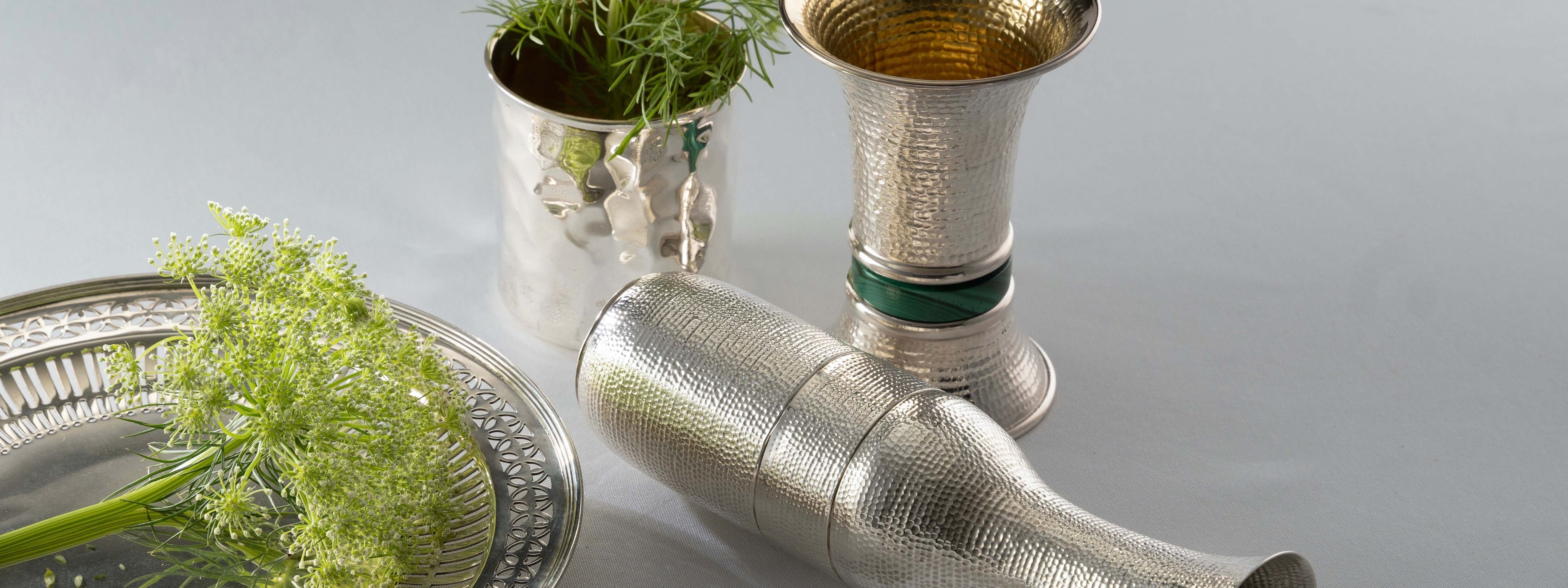 Silver Kiddush Cups | Piece By Zion Hadad