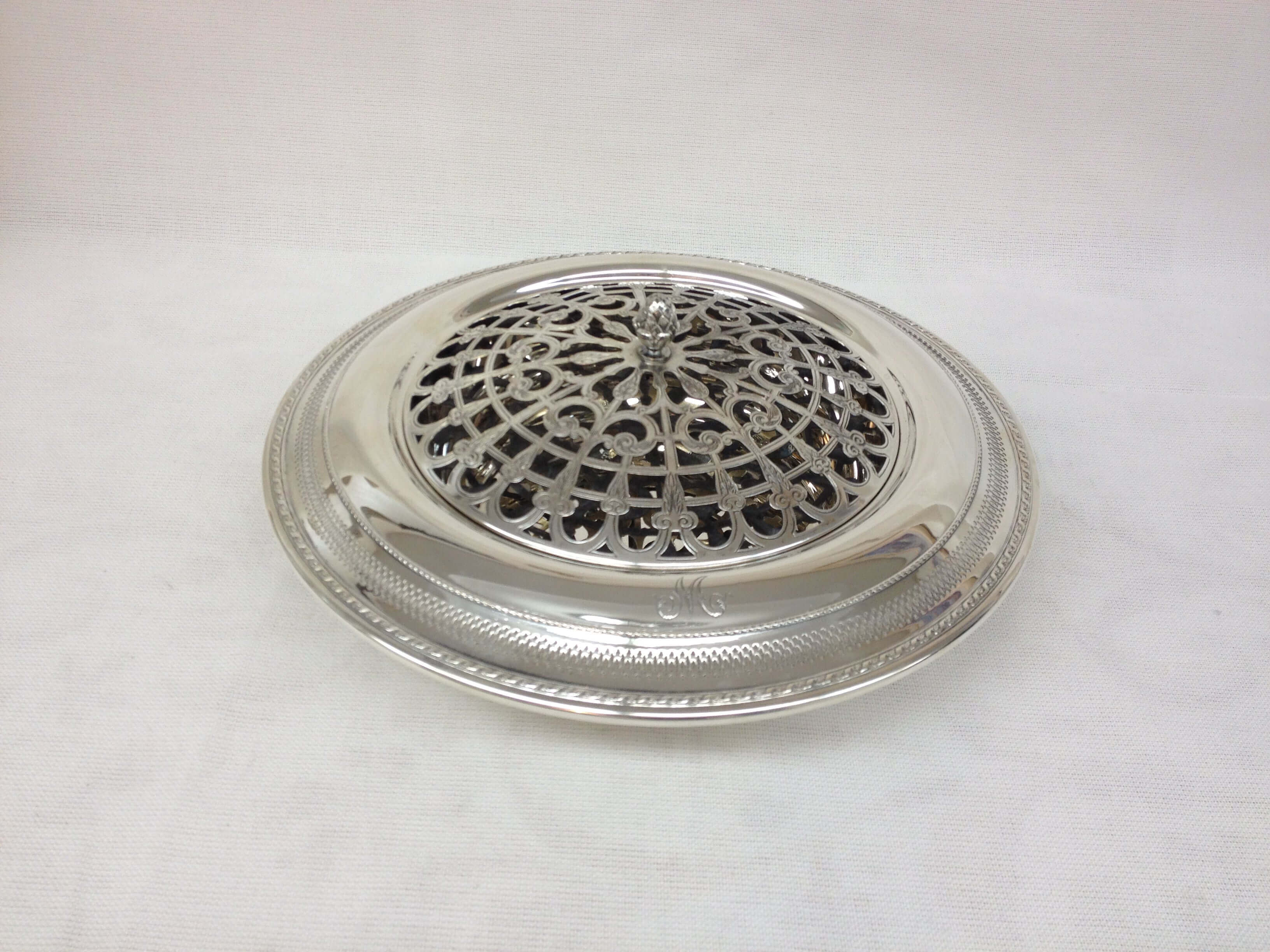Antique Silver Serving Dish - Piece By Zion Hadad