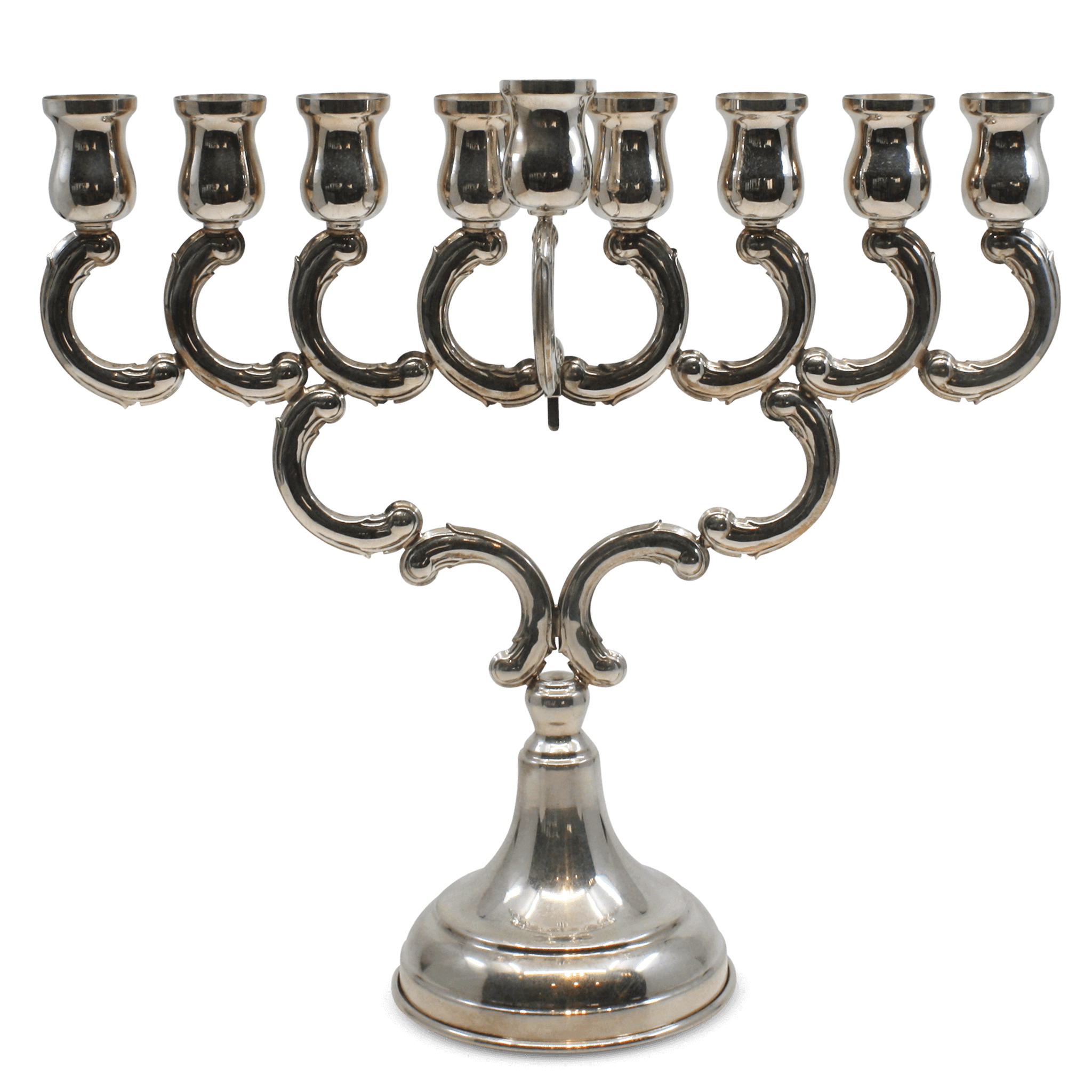 Argaman Unique Silver Hanukkiah - Piece By Zion Hadad