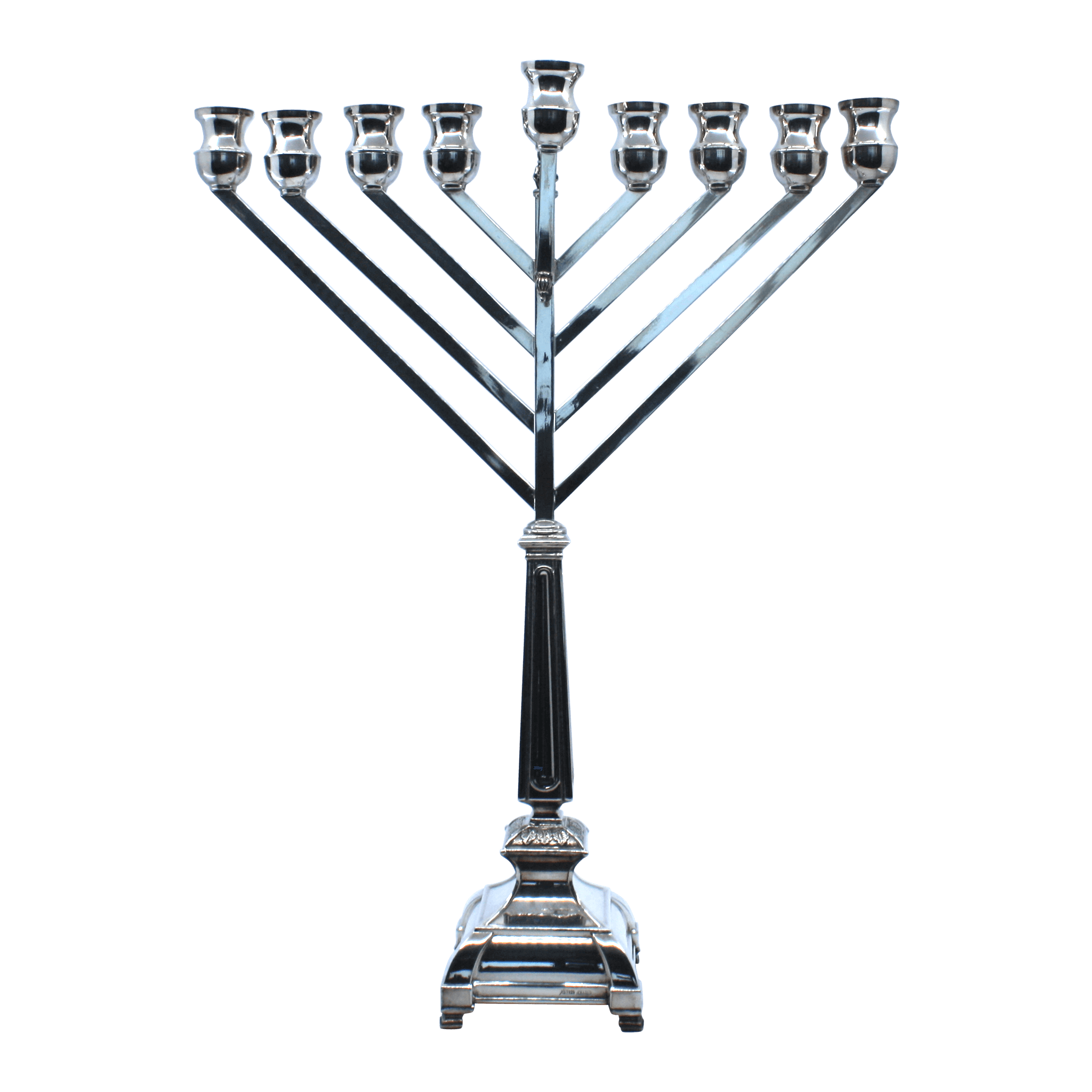 Chabad Design Sterling Silver Menorah - Piece By Zion Hadad