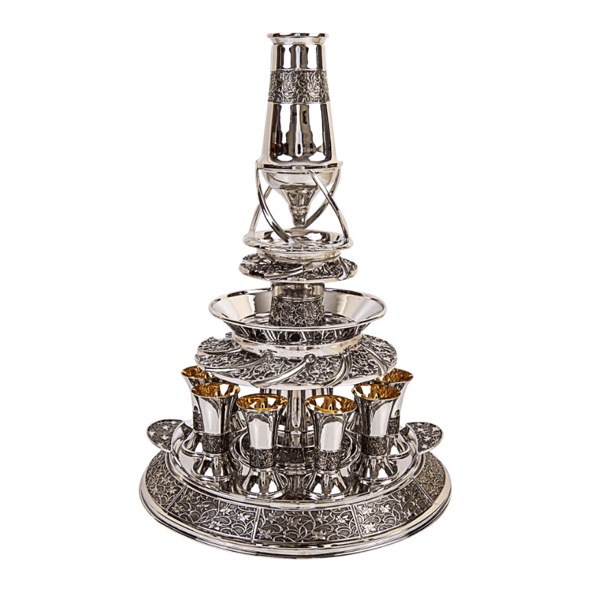 Falls Kiddush Wine Fountain Masterpiece 10 Guests Piece