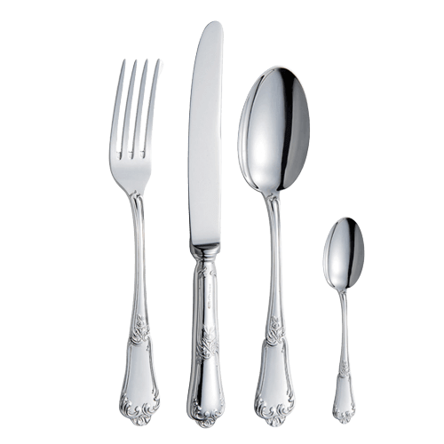 Flower Silverware Set for 6 People A - Piece By Zion Hadad