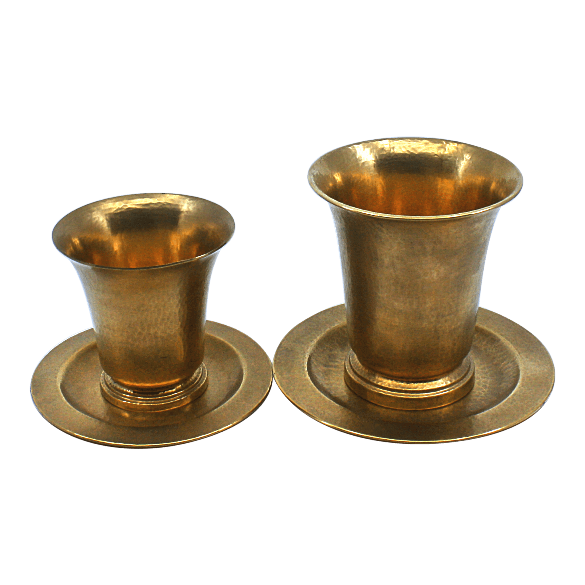 Kiddush Cup Gold Plated B - Piece By Zion Hadad