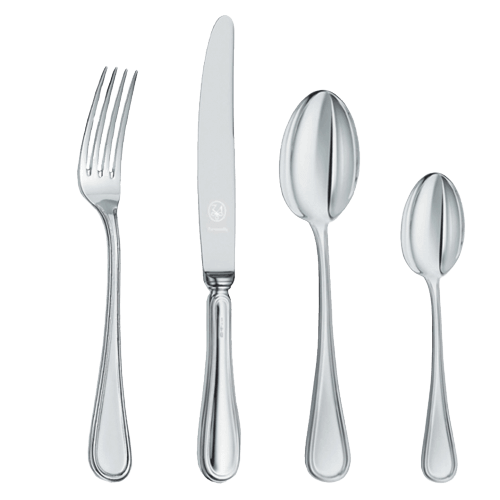 Oval plane cutlery set for 6 people A - Piece By Zion Hadad