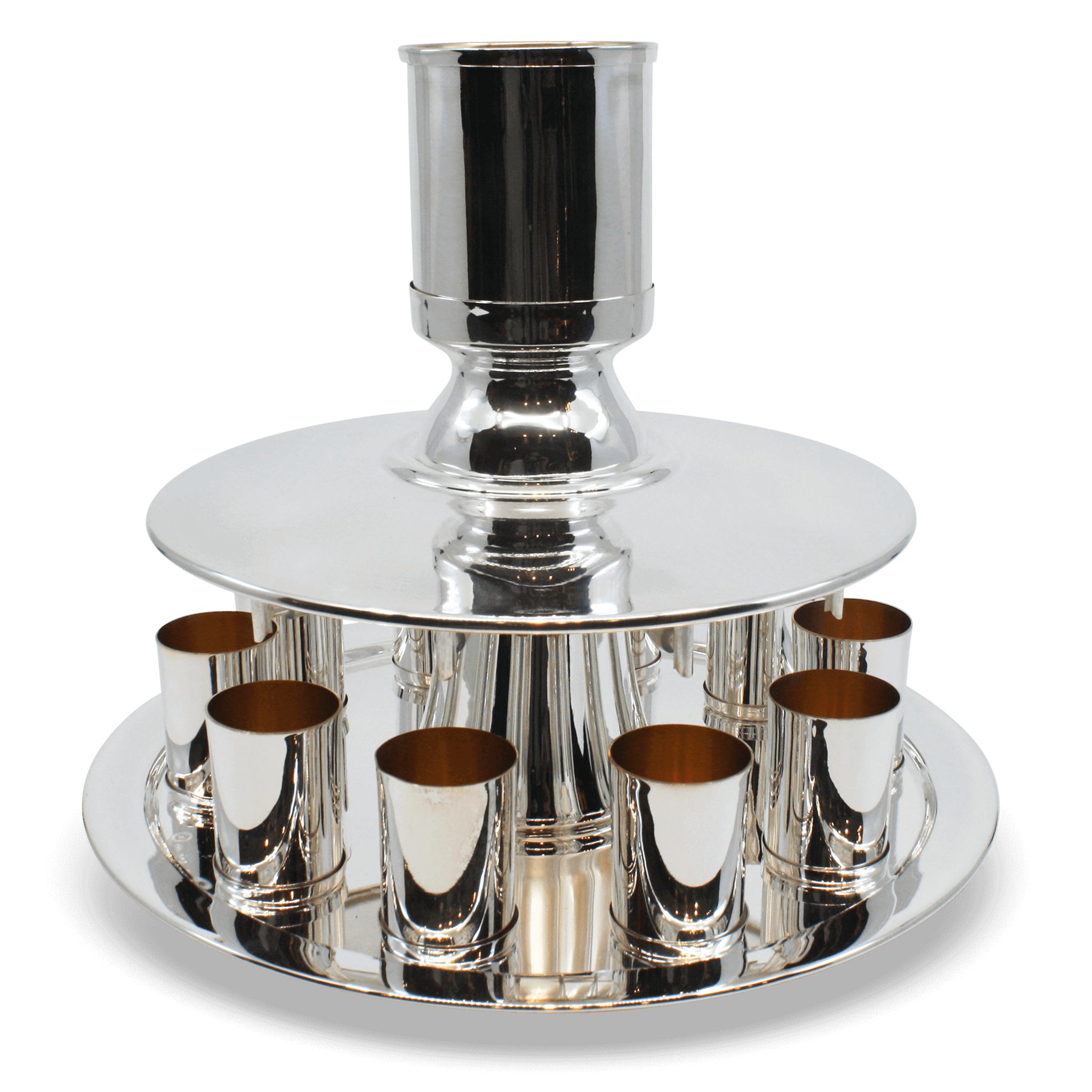 SILVER WINE FOUNTAIN FOR 10 - Piece By Zion Hadad