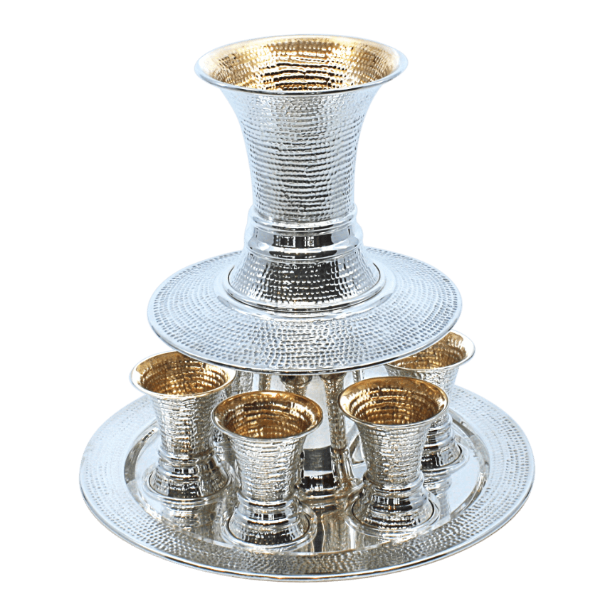 Small Spotted Kiddush Fountain - Piece By Zion Hadad
